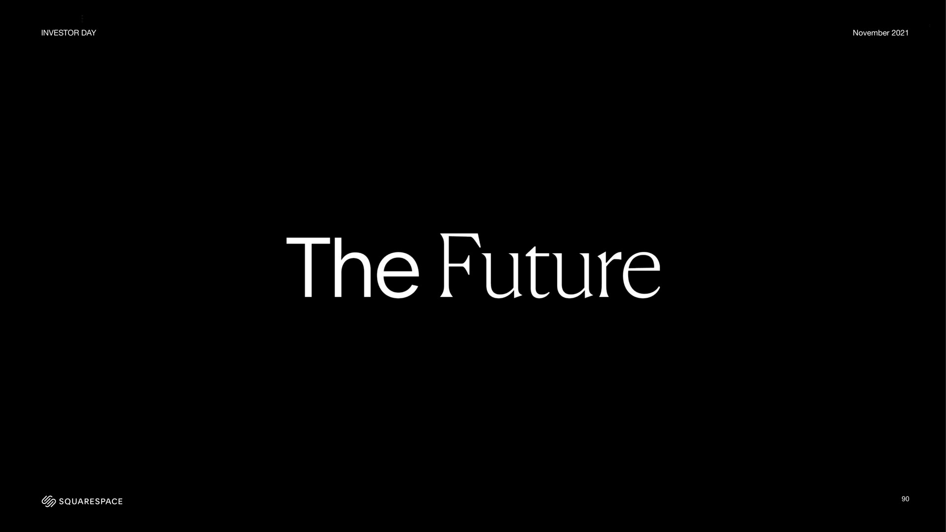 the future | Squarespace