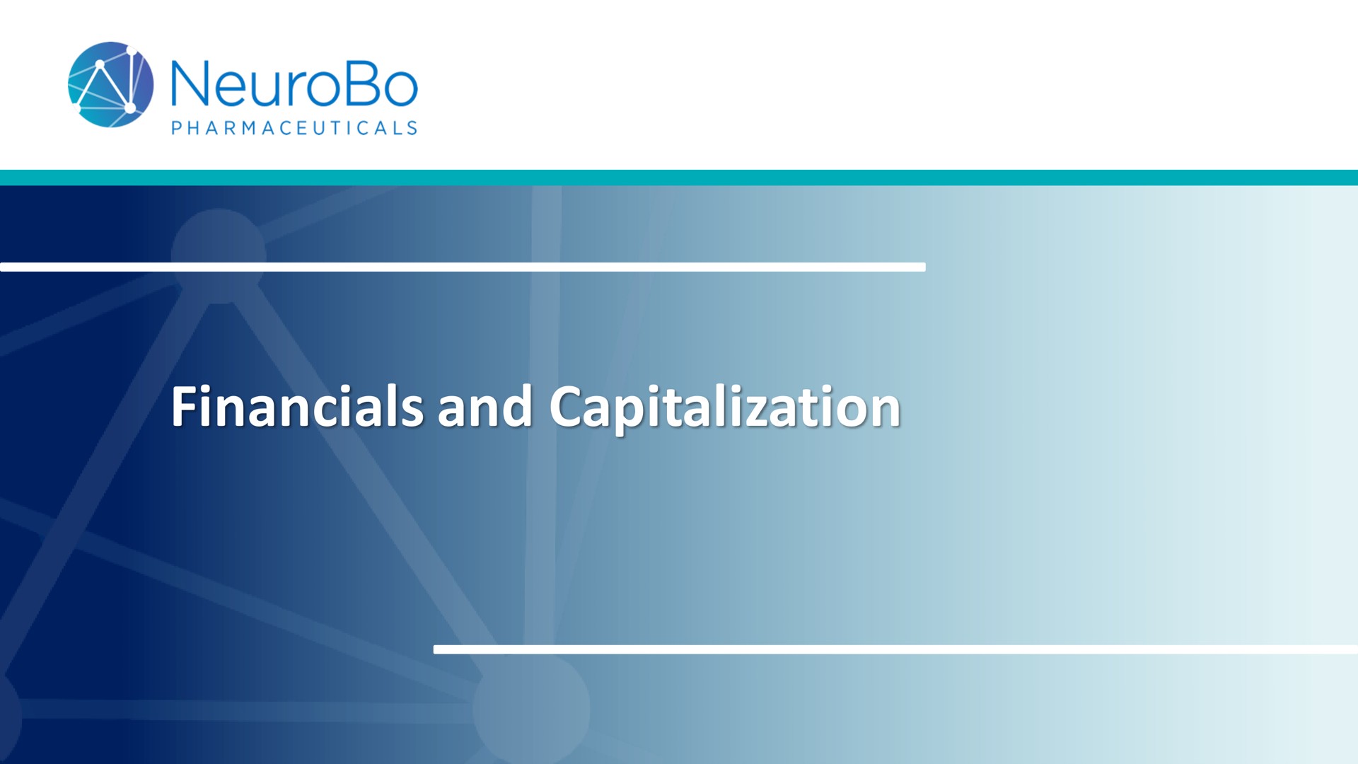 and capitalization as | NeuroBo Pharmaceuticals