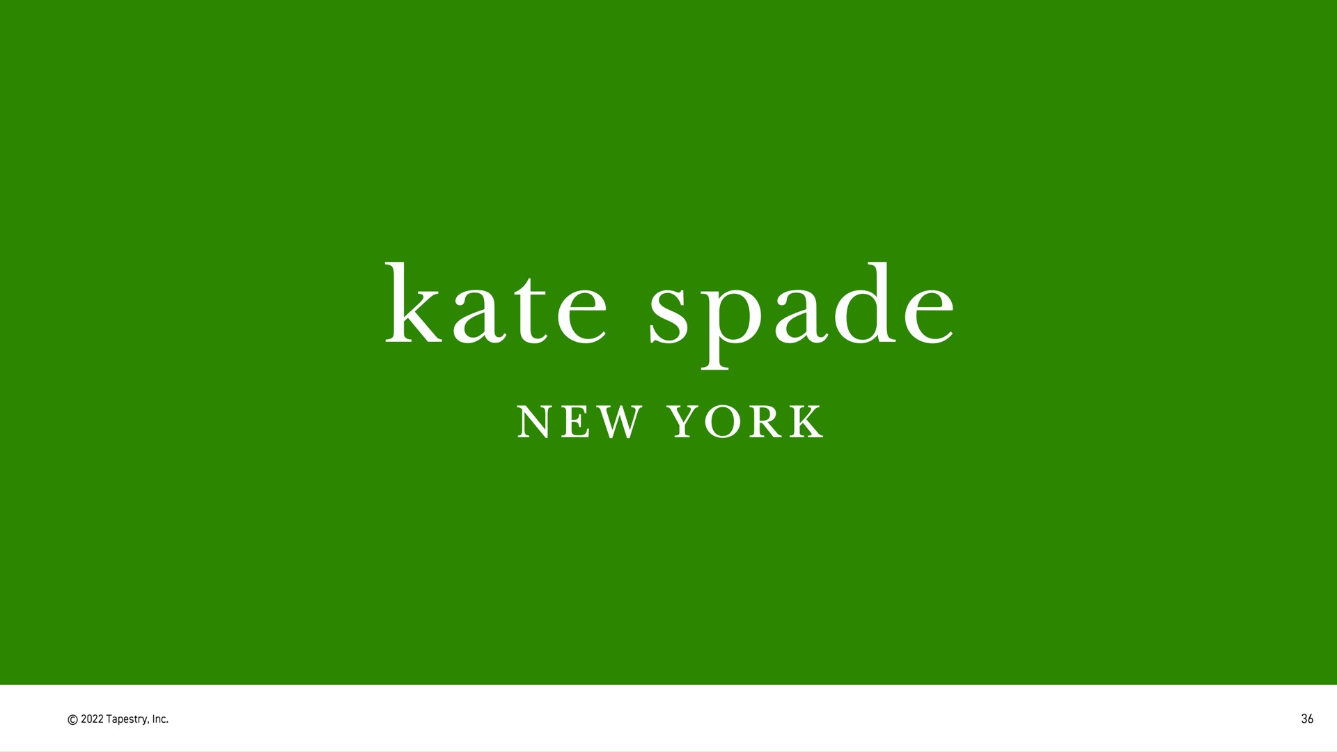 spade new york | Tapestry