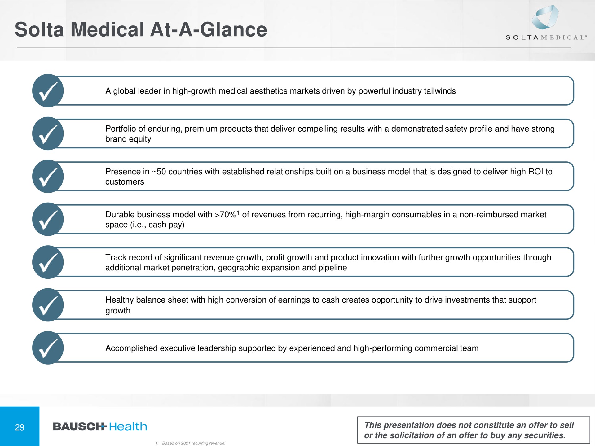 medical at a glance ort | Bausch Health Companies