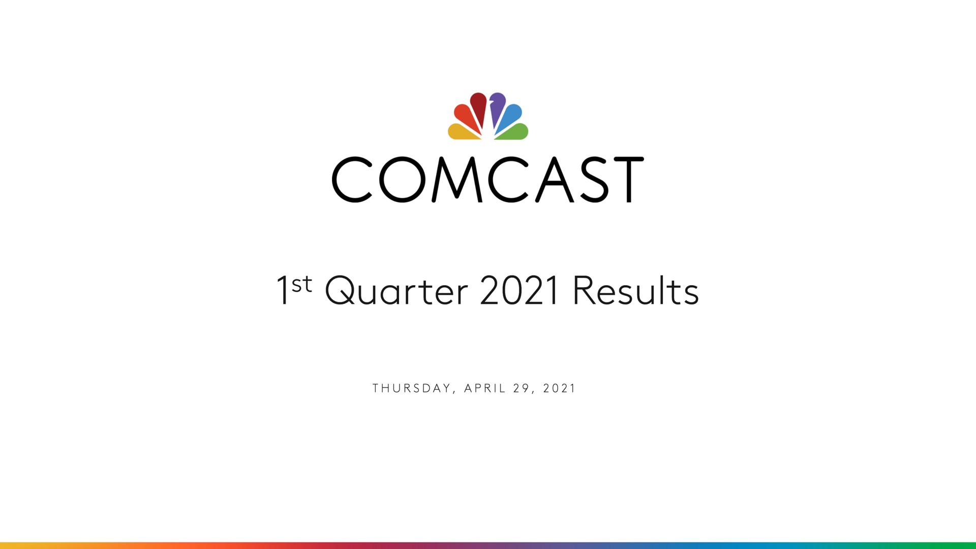 quarter results | Comcast