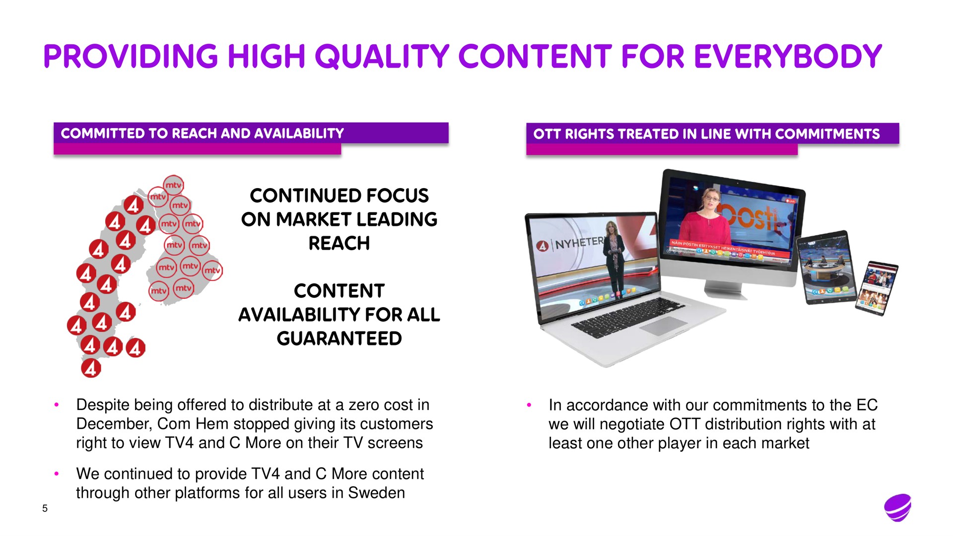 providing high quality content for everybody | Telia Company