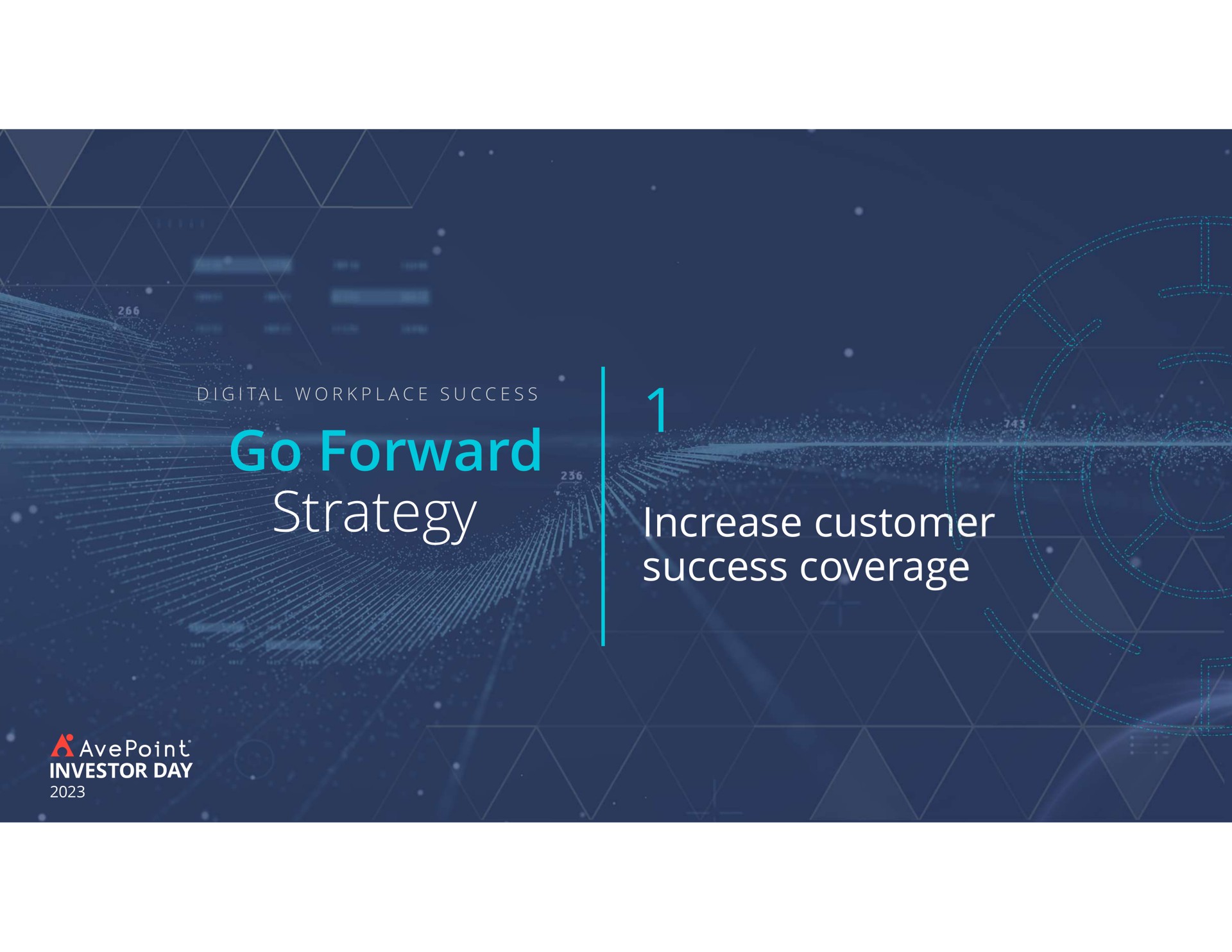 go forward strategy increase customer success coverage | AvePoint