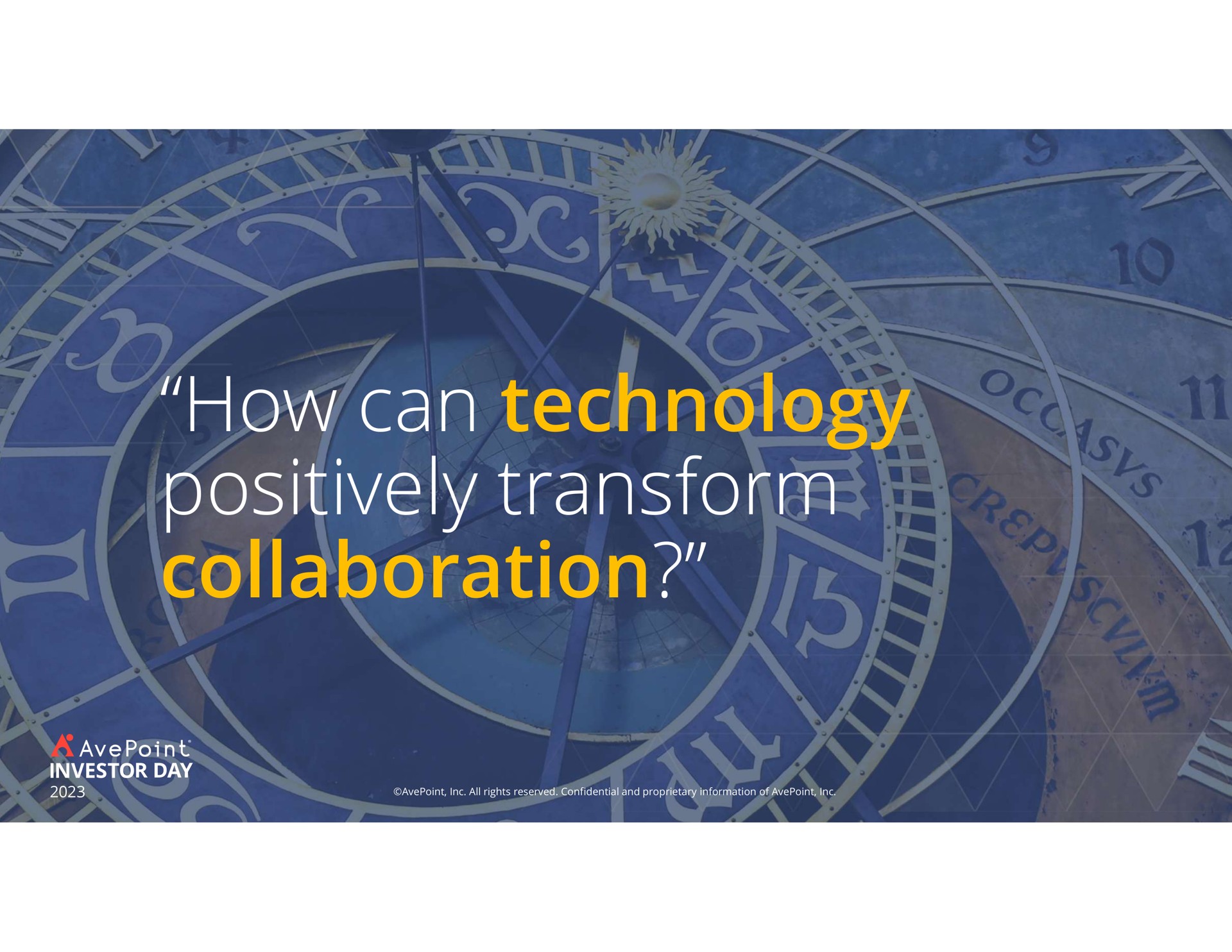 how can technology positively transform collaboration | AvePoint
