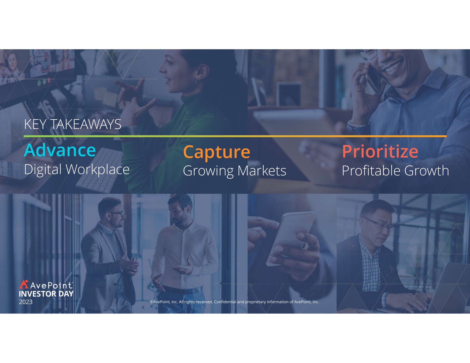 advance capture key digital workplace growing markets profitable growth | AvePoint