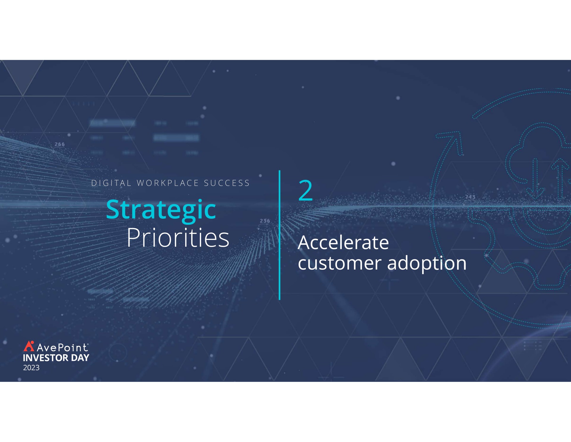 strategic priorities accelerate customer adoption | AvePoint