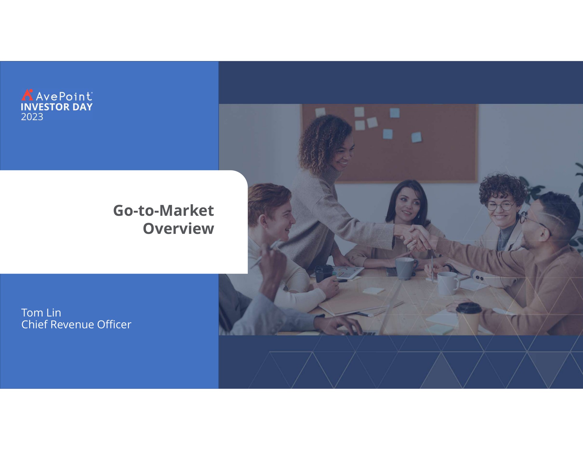 go to market overview lin chief revenue officer | AvePoint