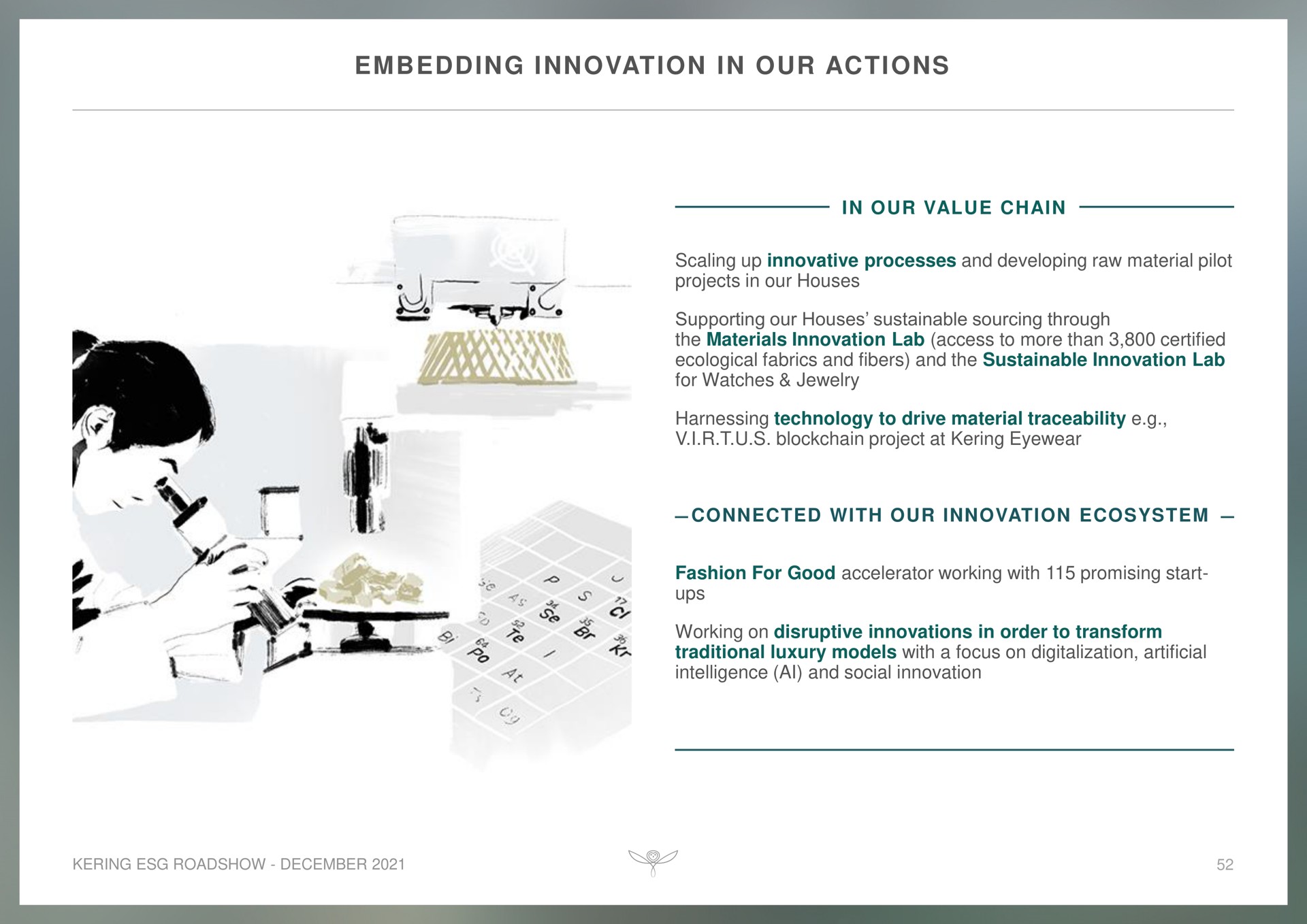 embedding innovation in our actions generation award for those crafting tomorrow luxury | Kering