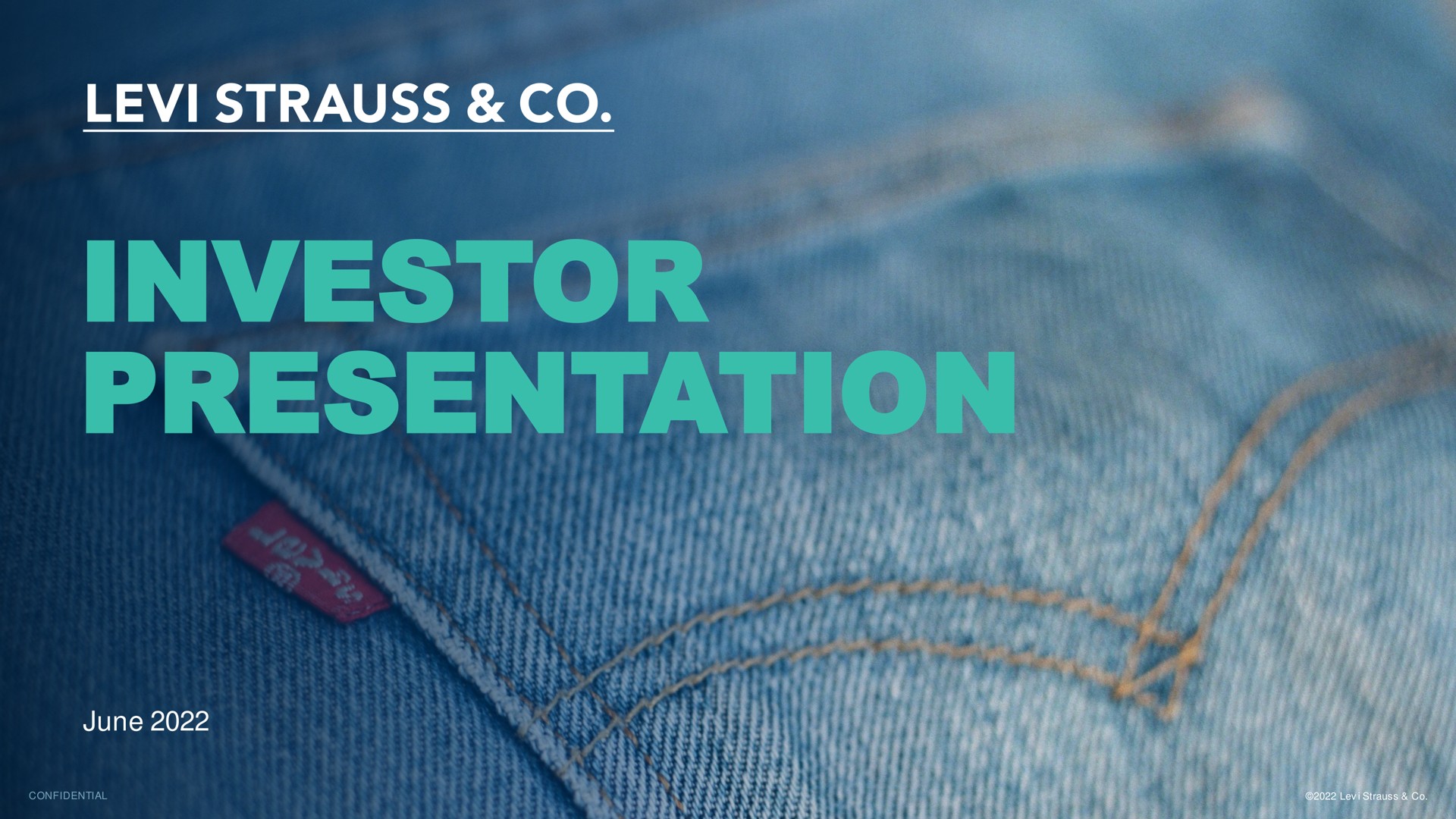 investor presentation | Levi Strauss