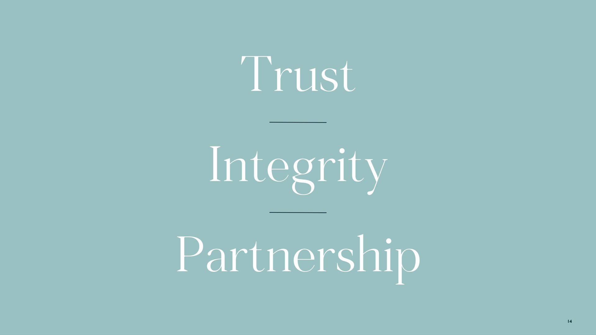 trust integrity partnership sabe | Carlyle