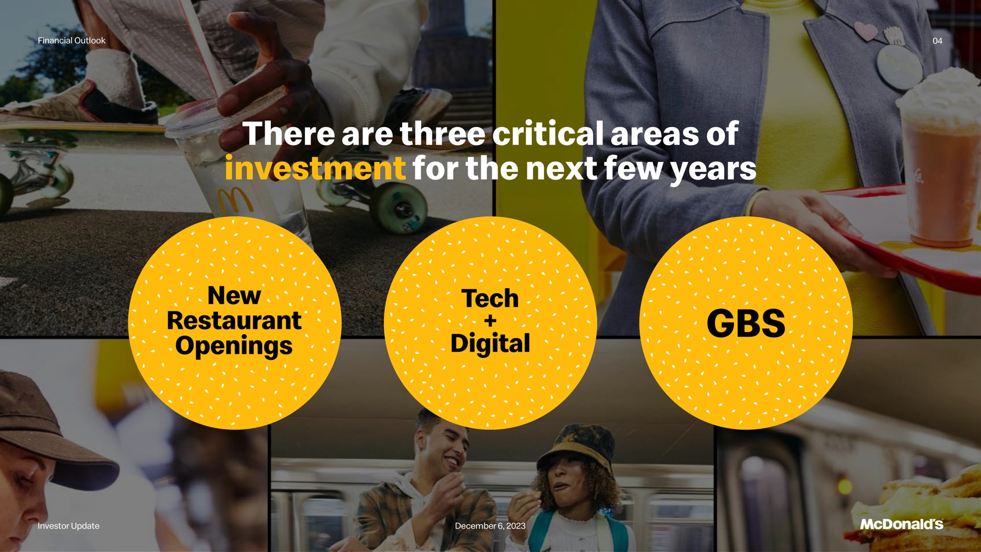 there are three critical areas of investment for the next few years digital new restaurant openings tech | McDonald's