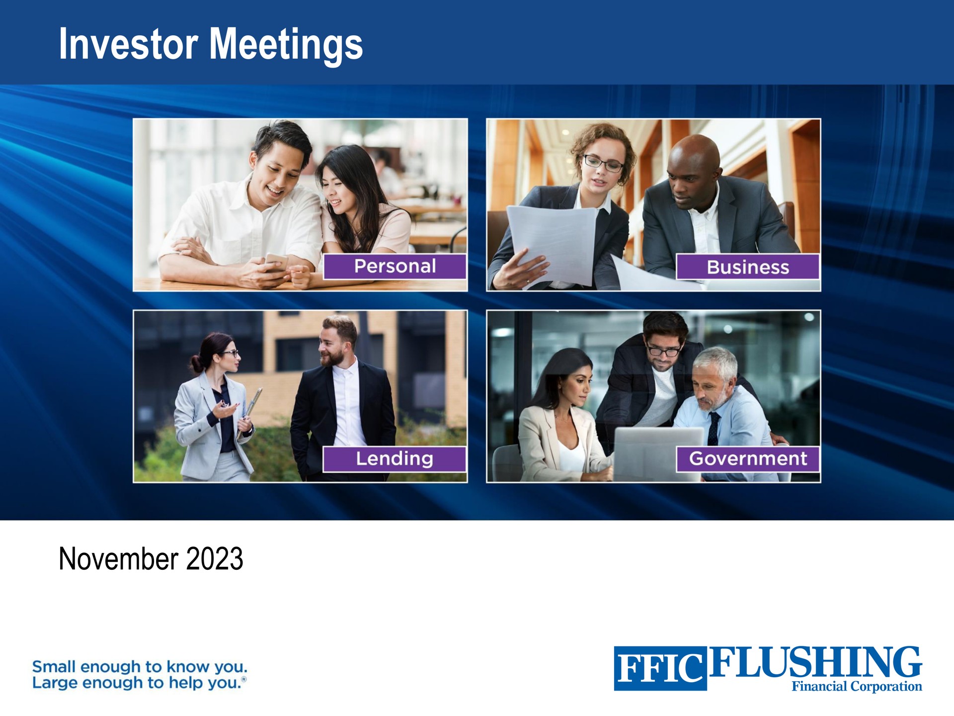 investor meetings | Flushing Financial