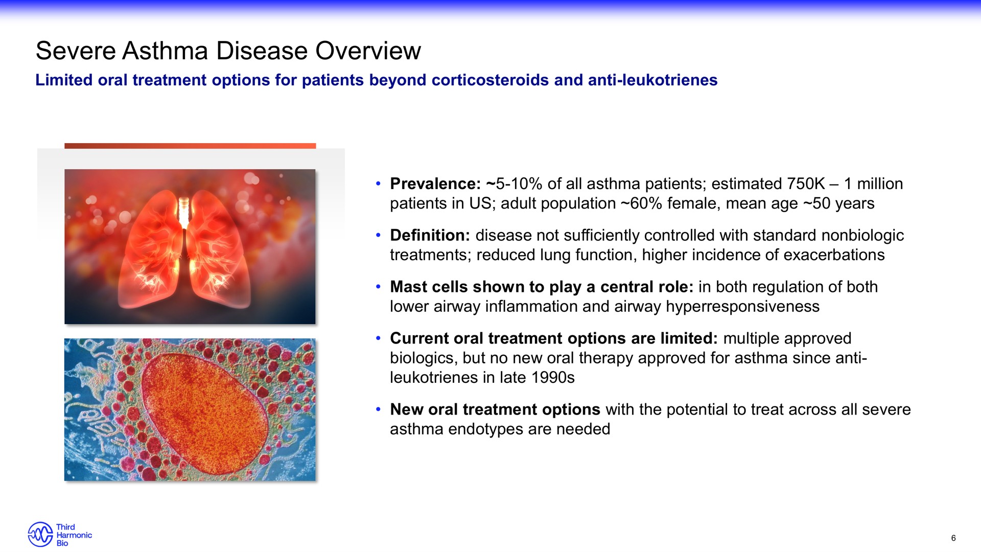severe asthma disease overview | Third Harmonic Bio