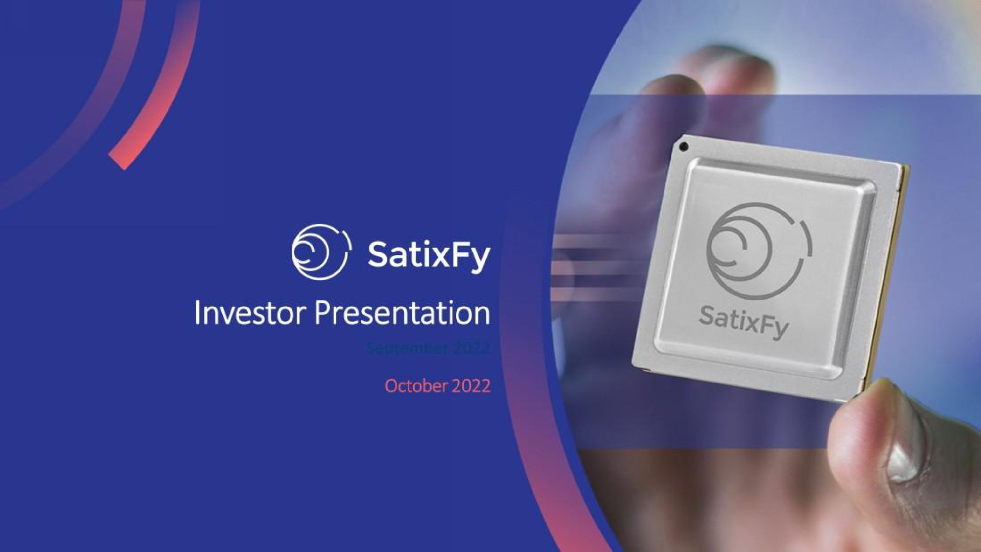 toe investor presentation | SatixFy