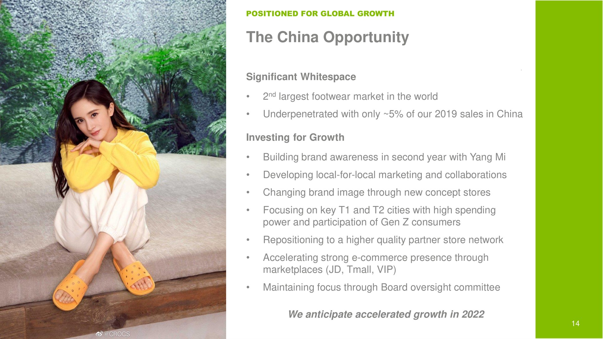 the china opportunity | Crocs