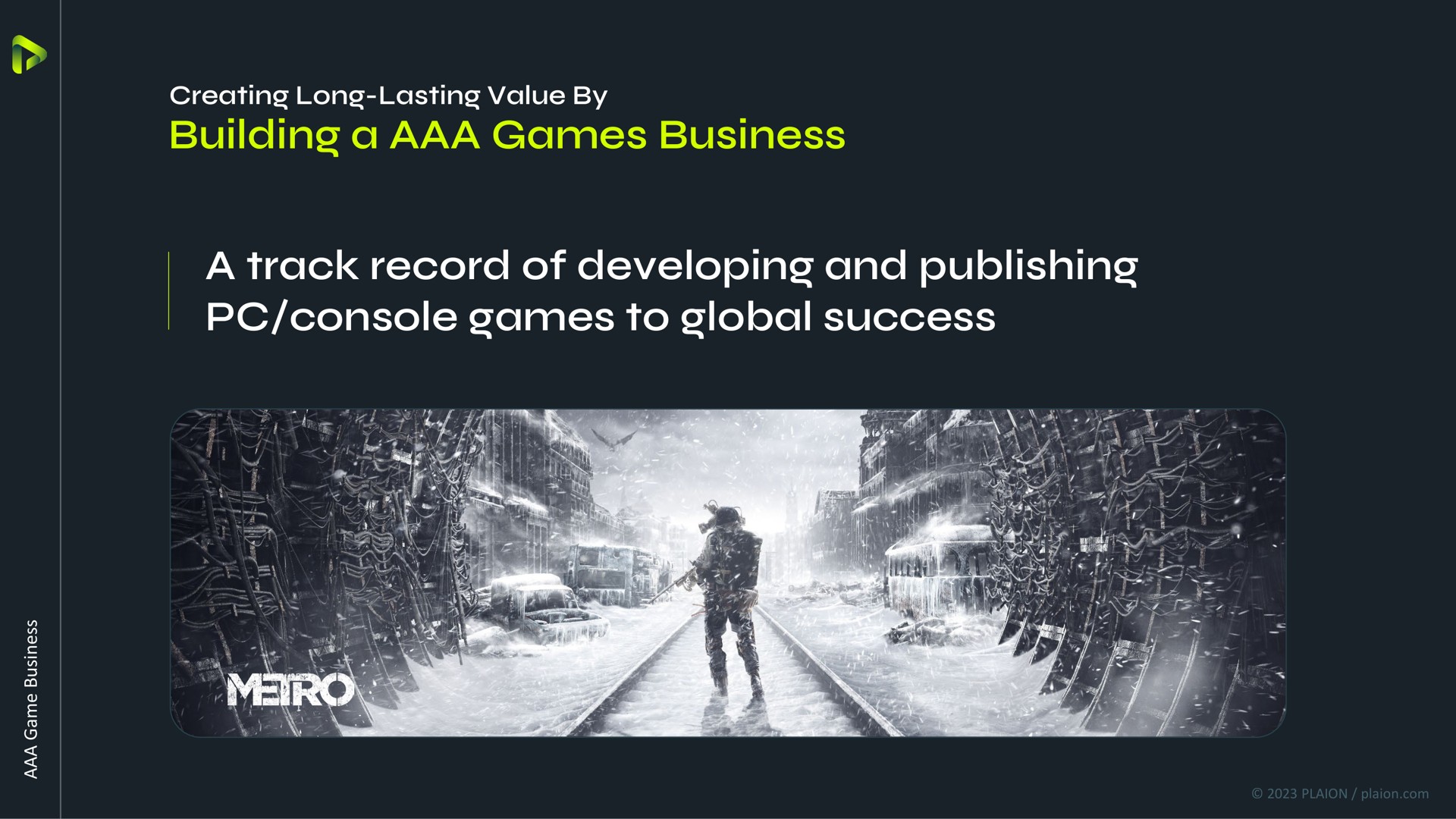 building a games business a track record of developing and publishing console games to global success | Embracer Group