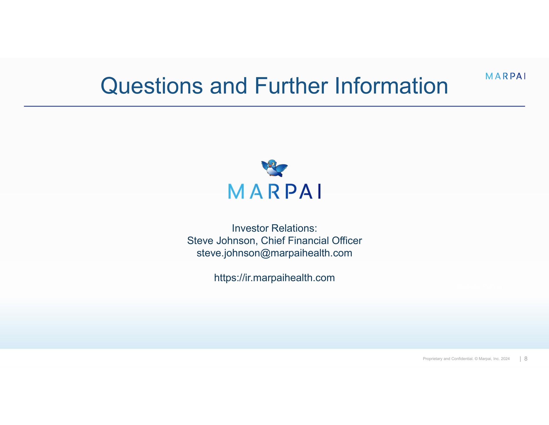 questions and further information | Marpai