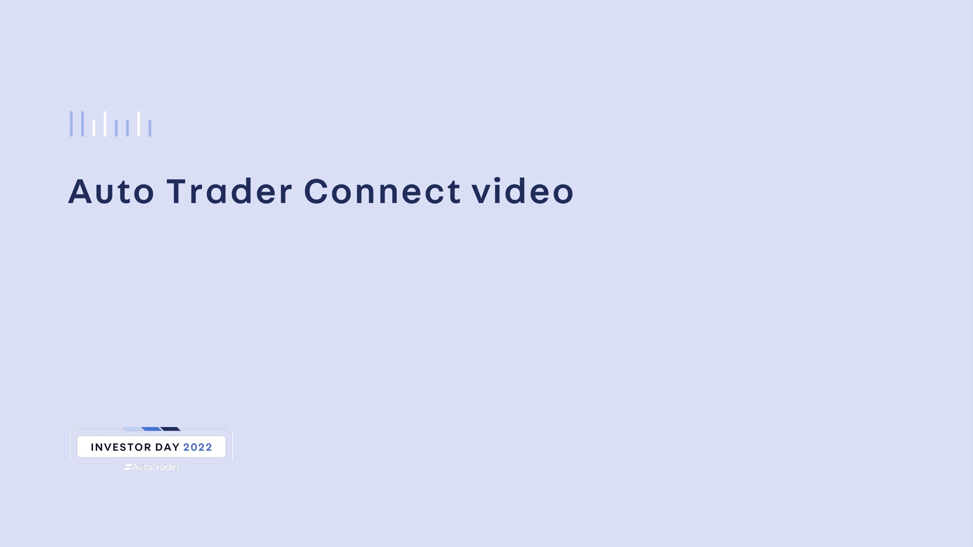 subsection title auto trader connect video | Auto Trader Group