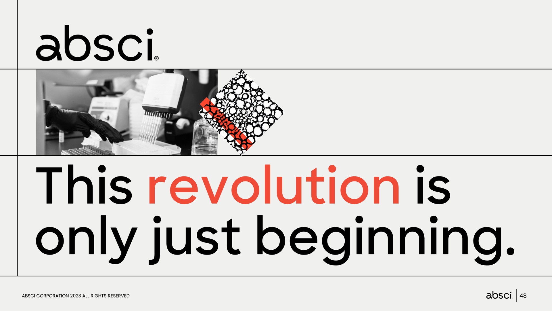 this revolution is only just beginning | Absci