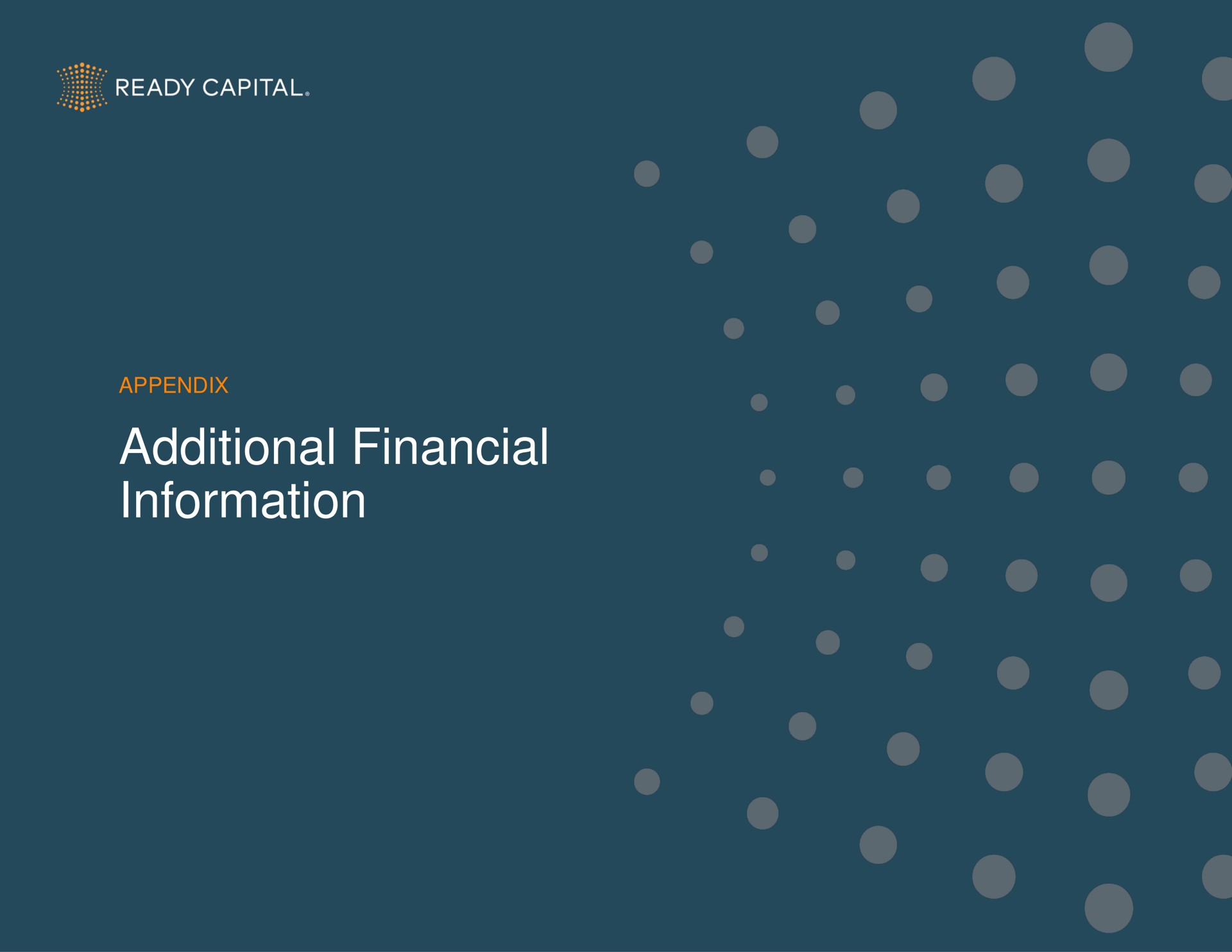 additional financial information ready capital | Ready Capital