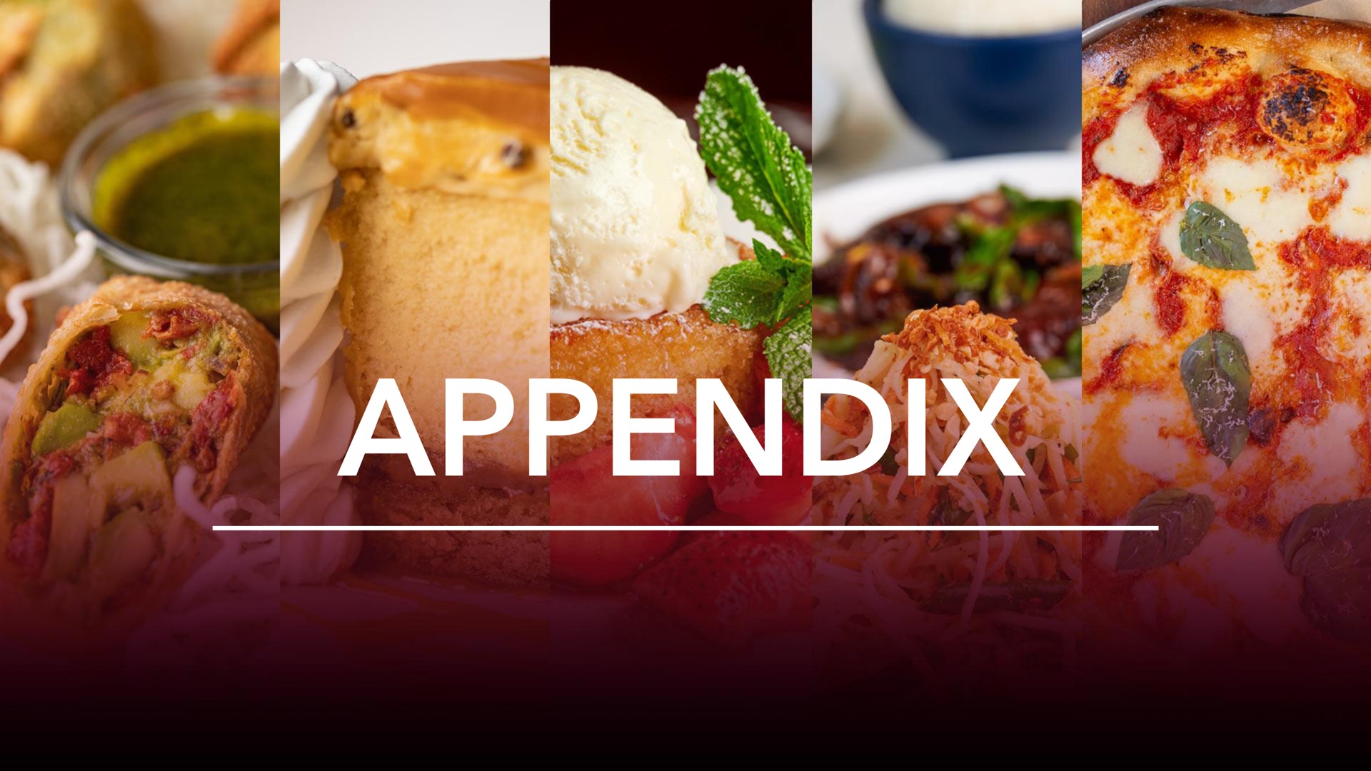 appendix | Cheesecake Factory