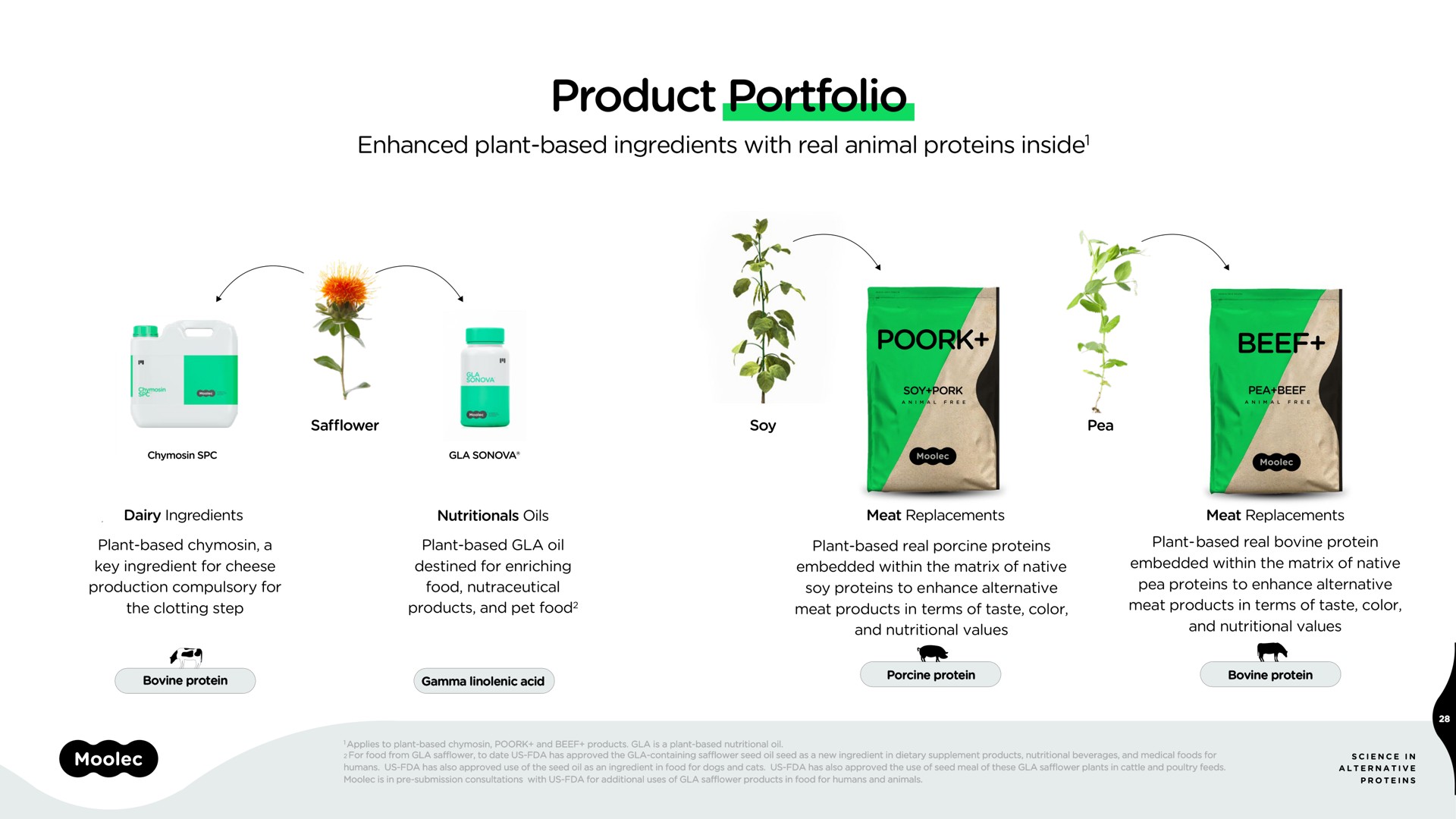 product portfolio | Moolec Science