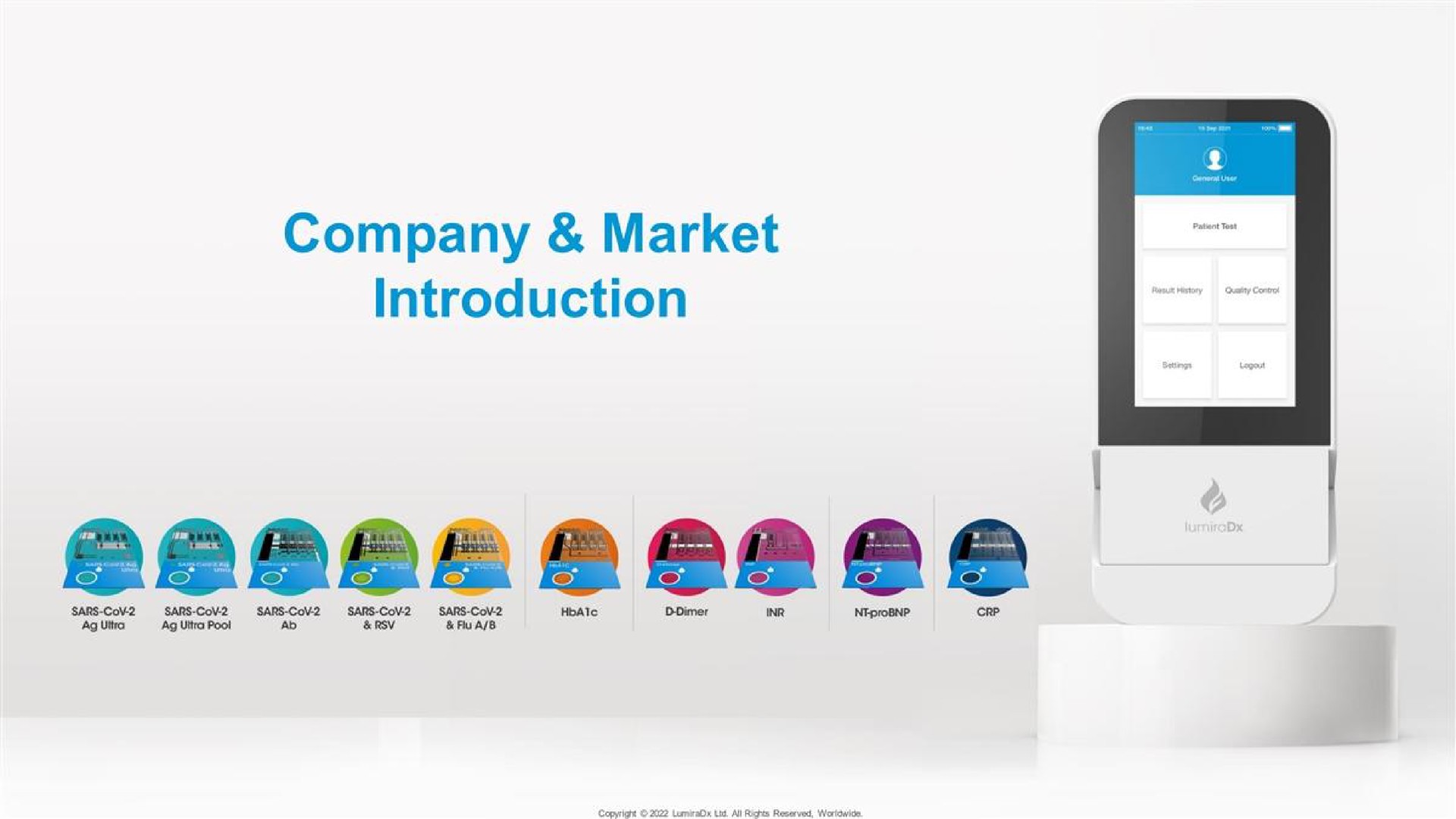 company market introduction | LumiraDx