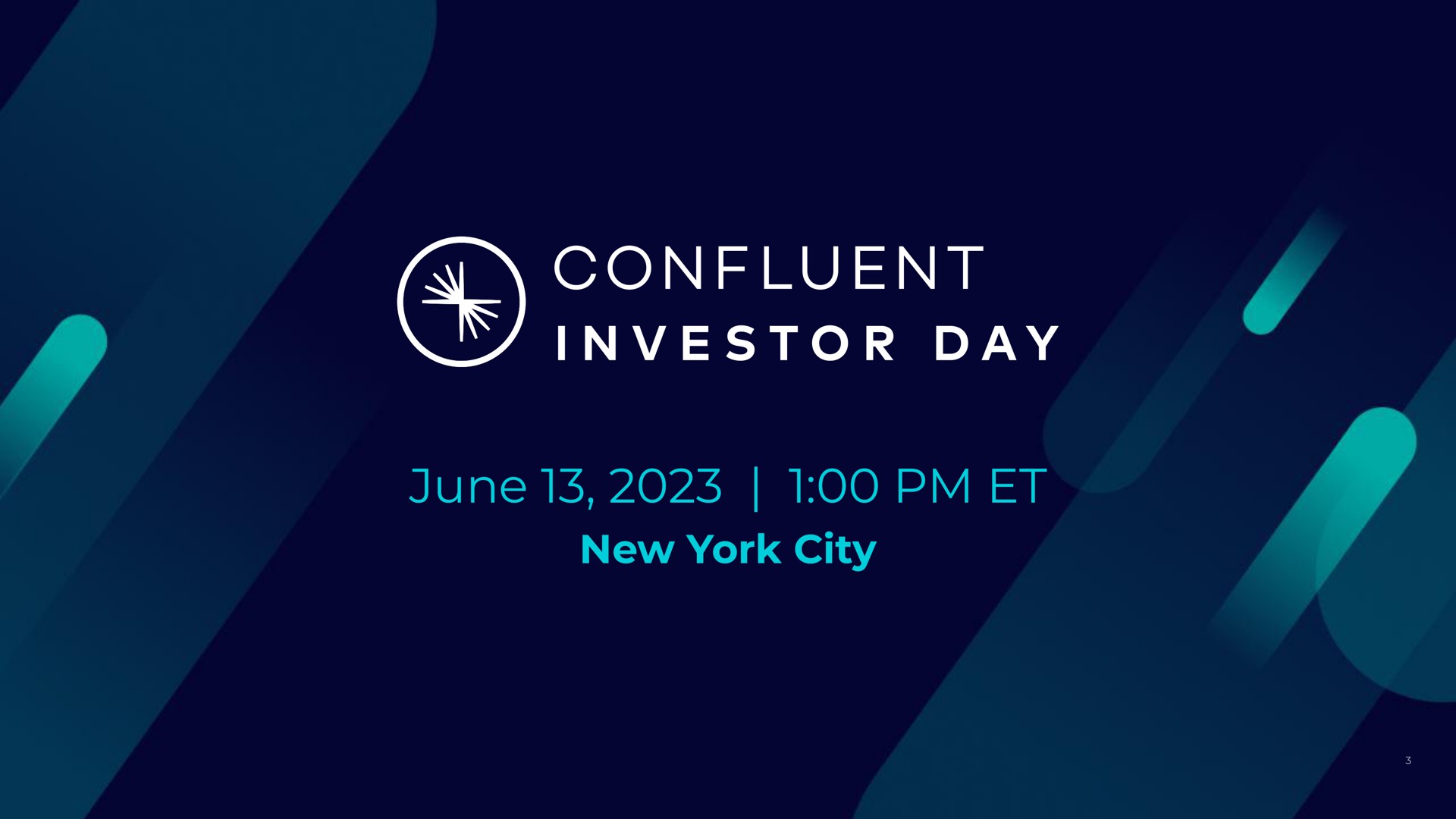 june confluent investor day new york city | Confluent