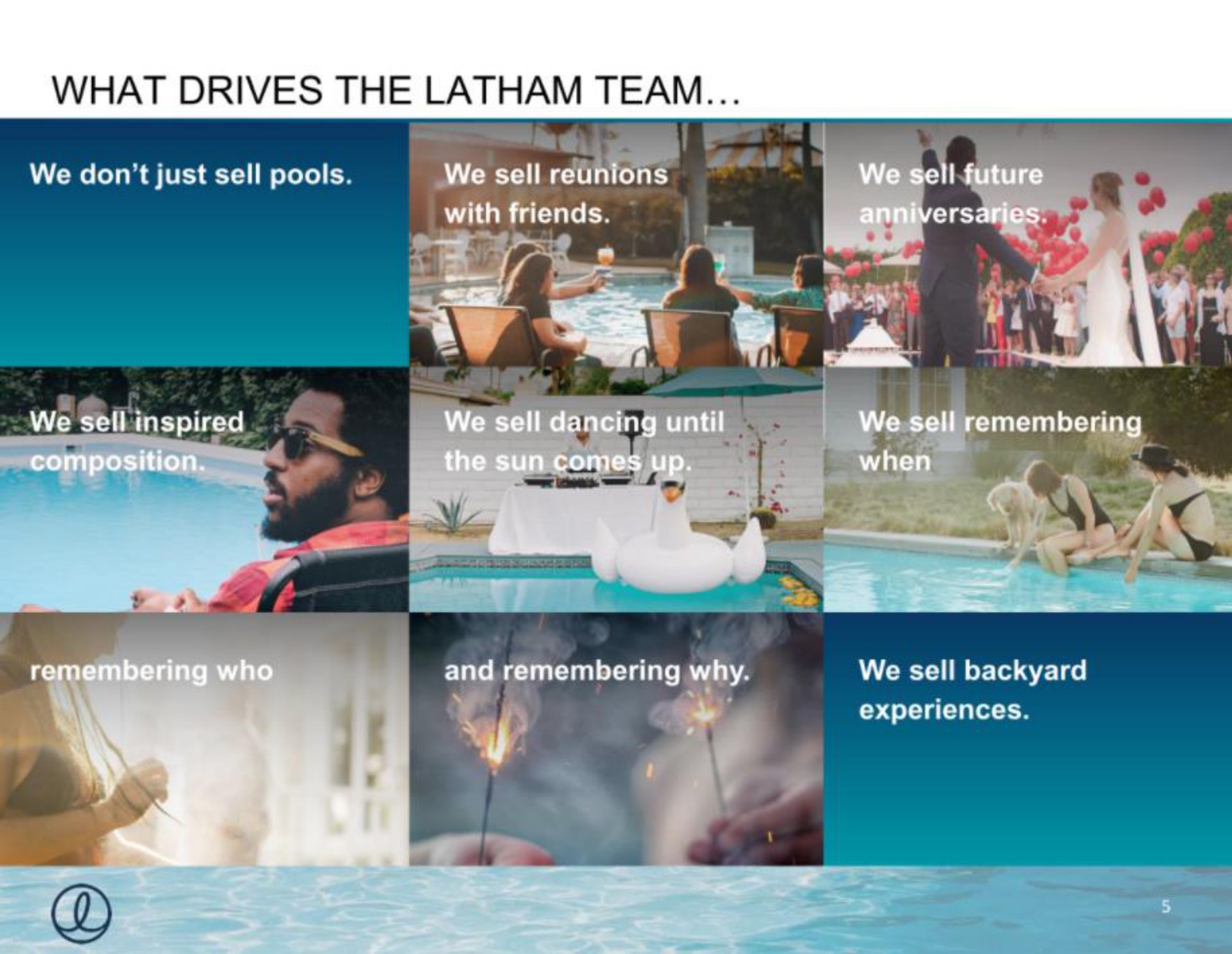 what drives the team we don just sell pools beet a | Latham Pool Company
