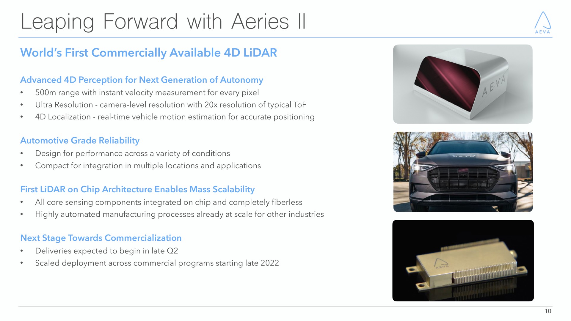 leaping forward with aeries | Aeva
