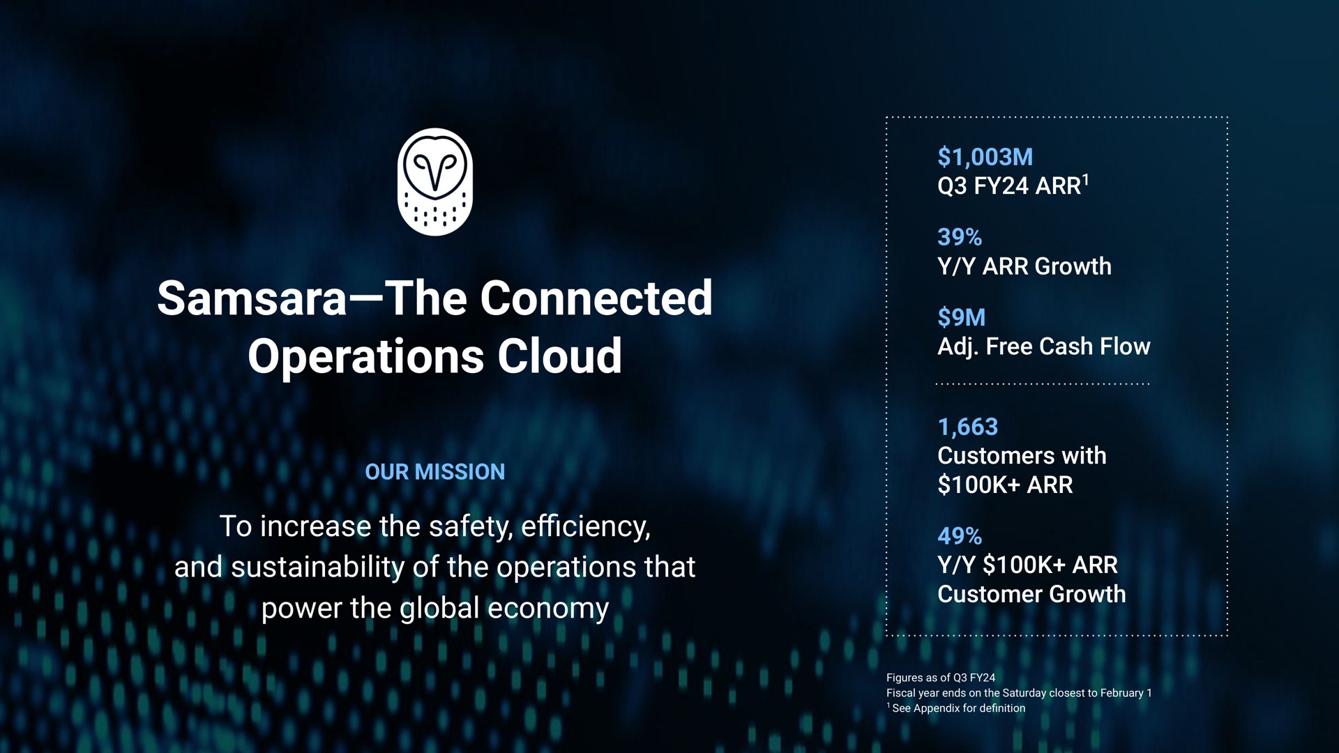 samsara the connected operations cloud power global economy a an we on | Samsara