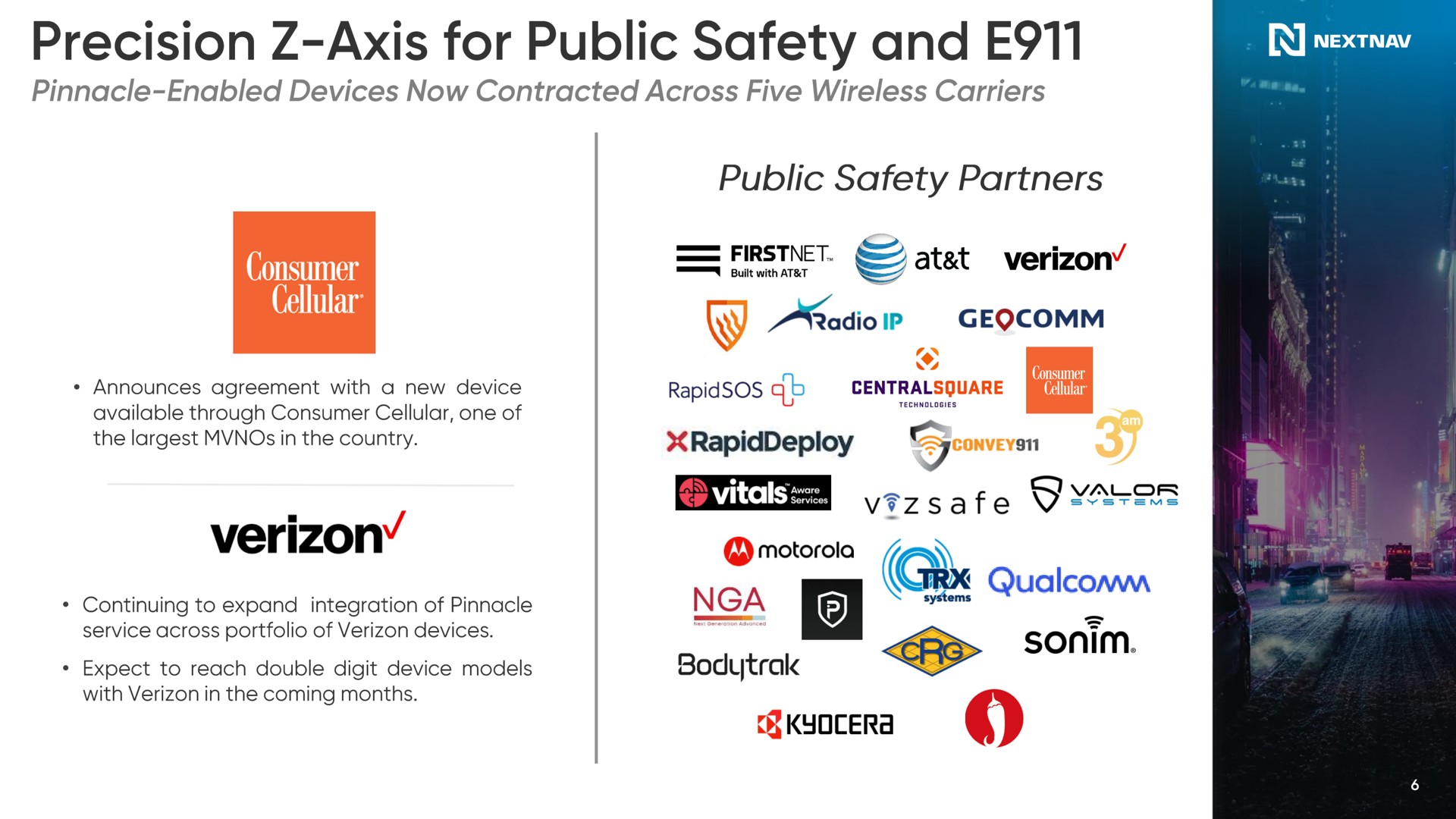 precision axis for public safety and | NextNav