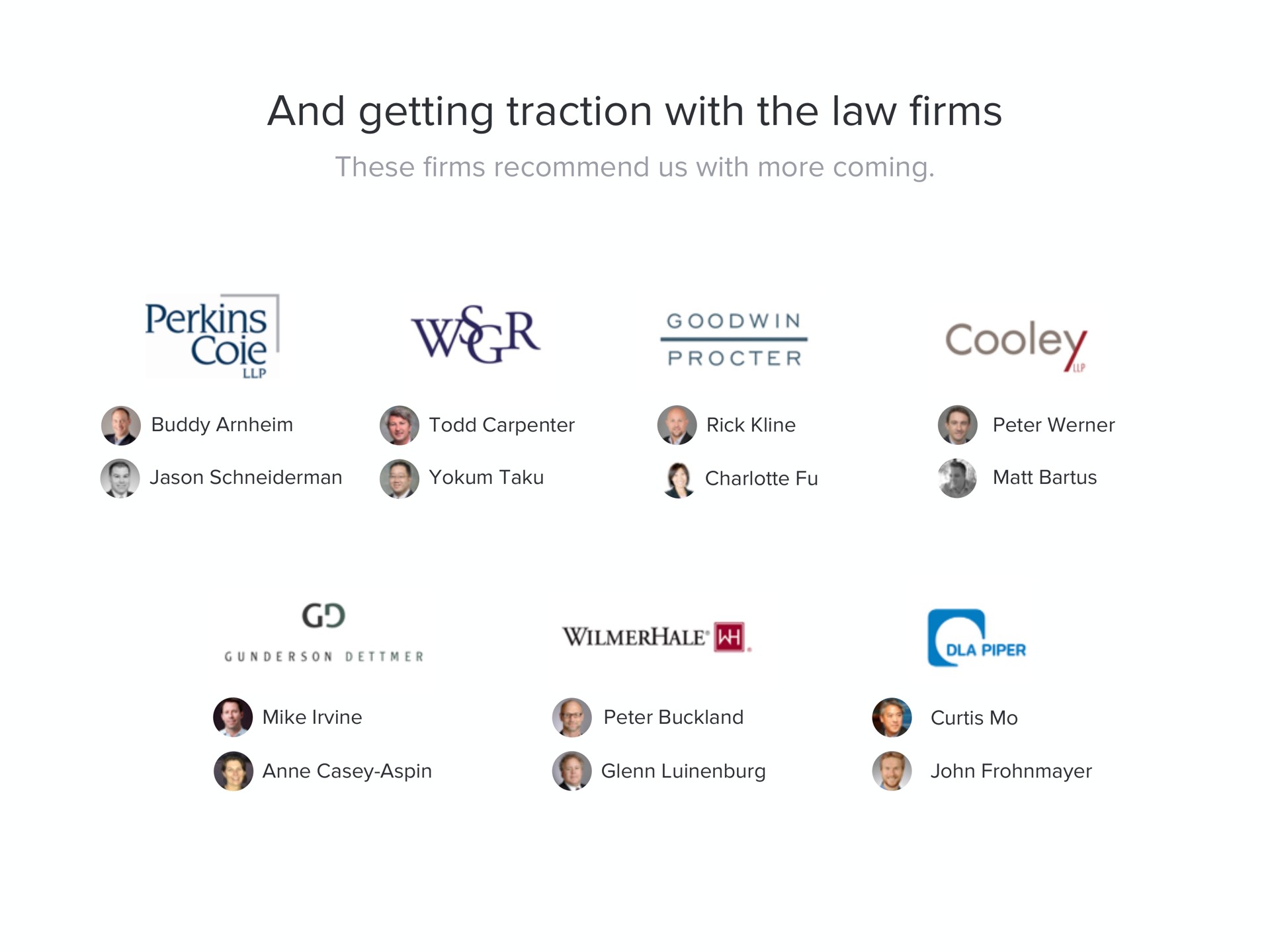 and getting traction with the law firms | Carta