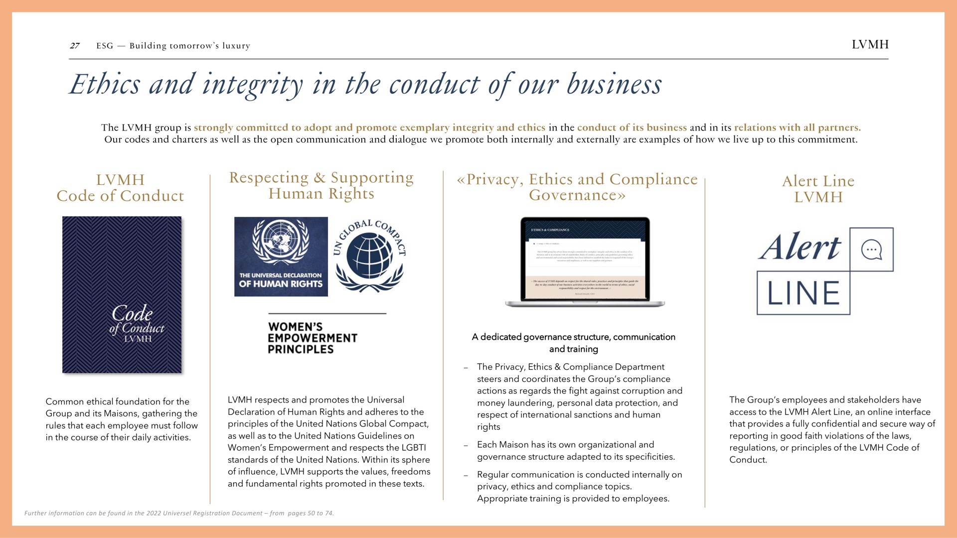 ethics and integrity in the conduct of our business alert line | LVMH