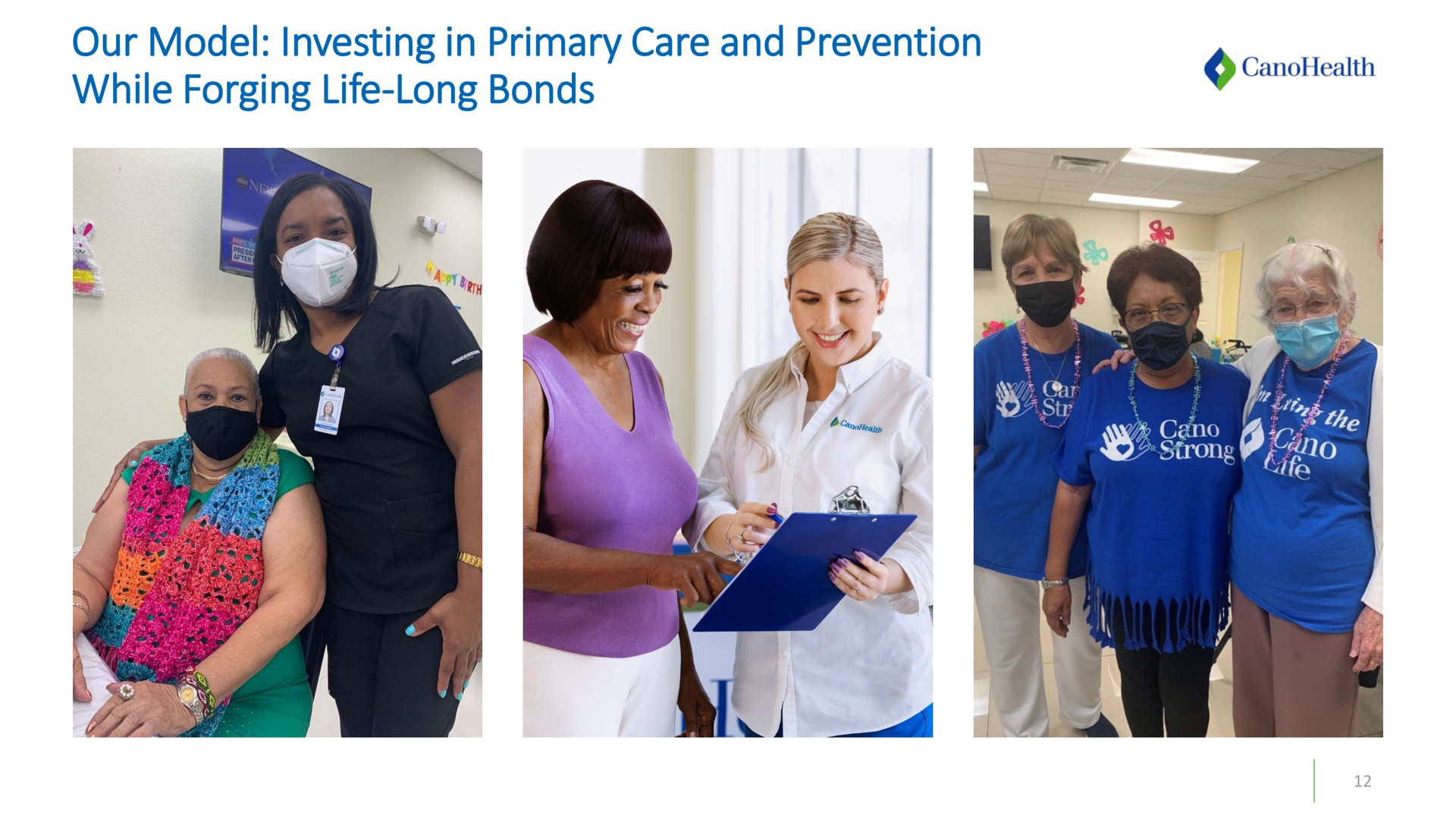 our model investing in primary care and prevention while forging life long bonds | Cano Health