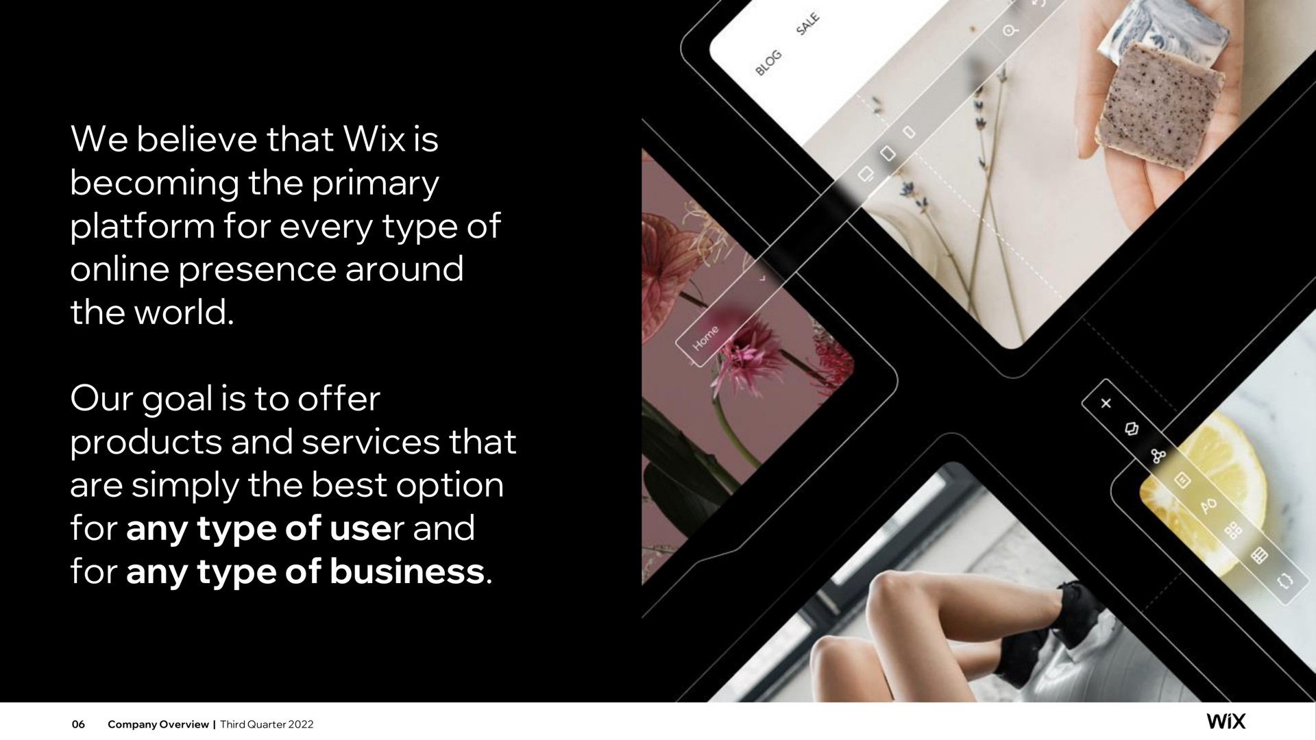 we believe that is becoming the primary platform for every type of presence around the world our goal is to offer products and services that are simply the best option for any type of user and for any type of business tale ale rss | Wix