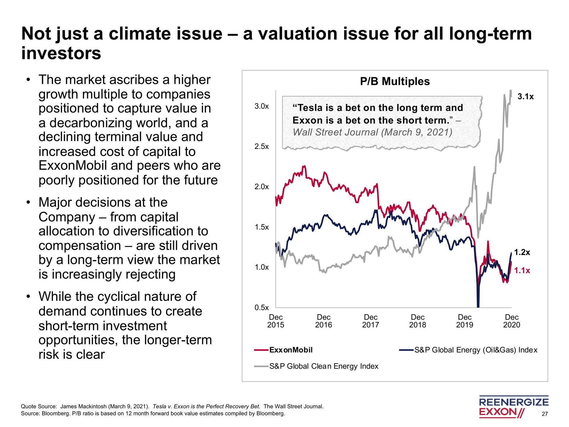 not just a climate issue a valuation issue for all long term investors | Engine No. 1