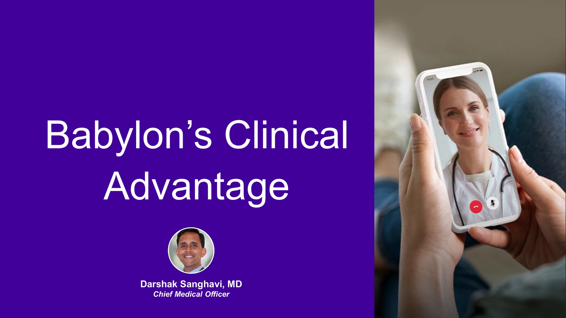 clinical advantage | Babylon