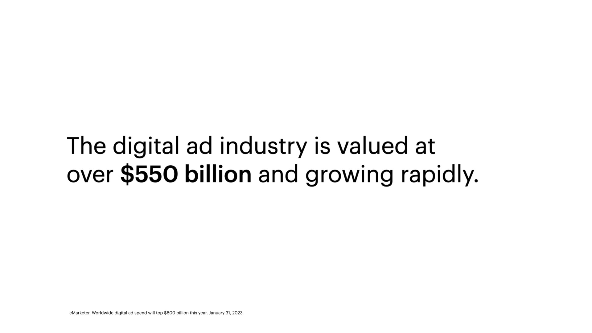 the digital industry is valued at over billion and growing rapidly | Snap Inc