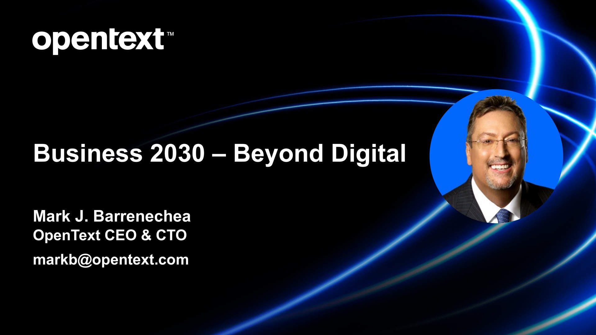 business beyond digital | OpenText