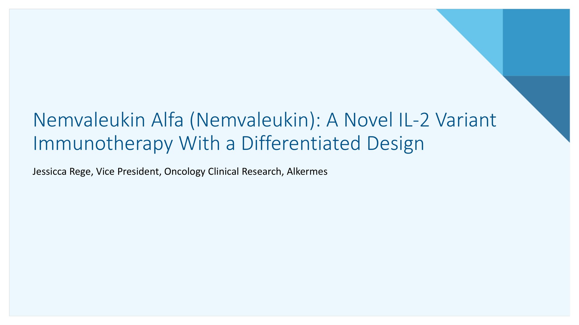 alfa a novel variant with a differentiated design | Alkermes