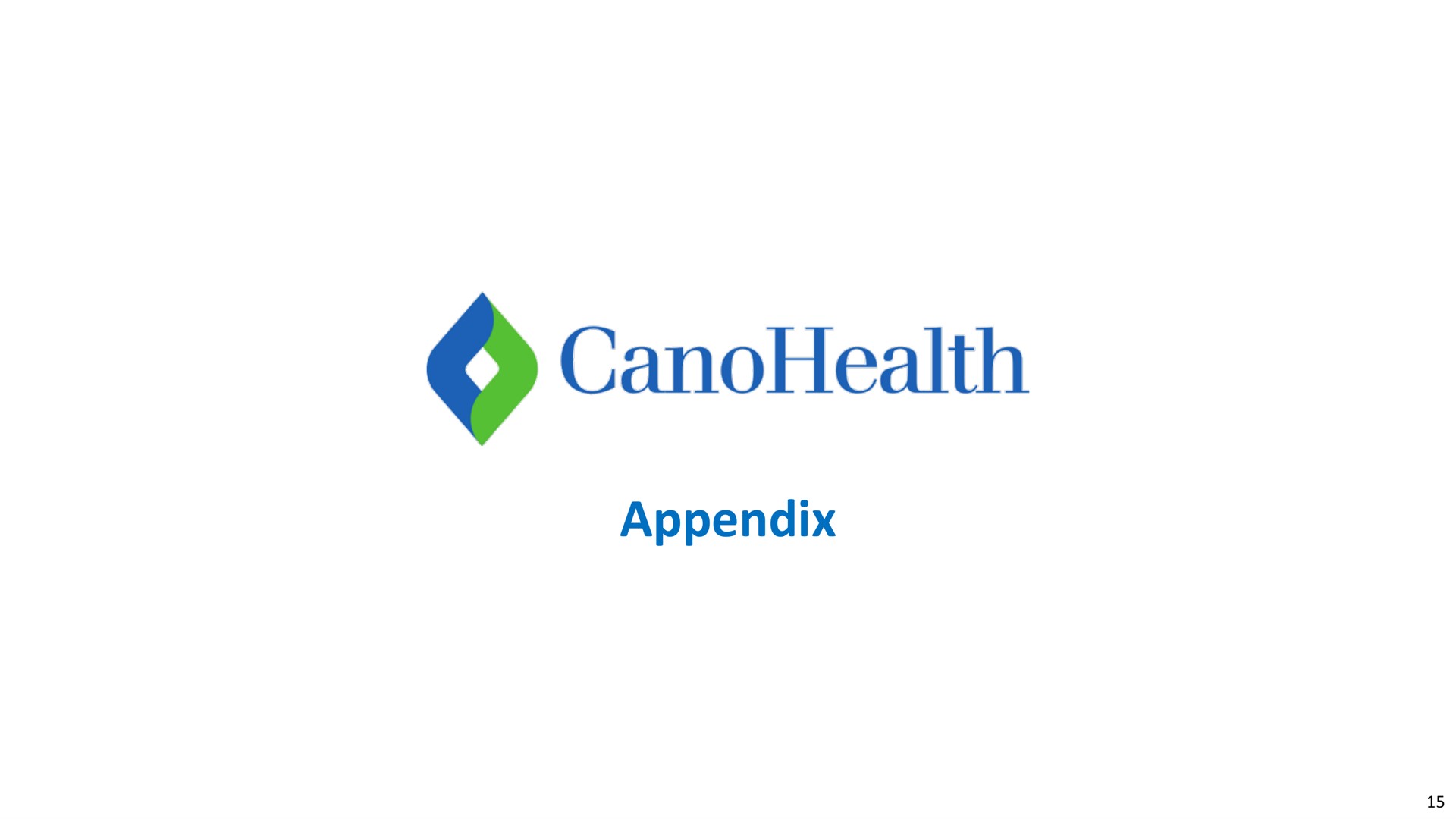 appendix | Cano Health