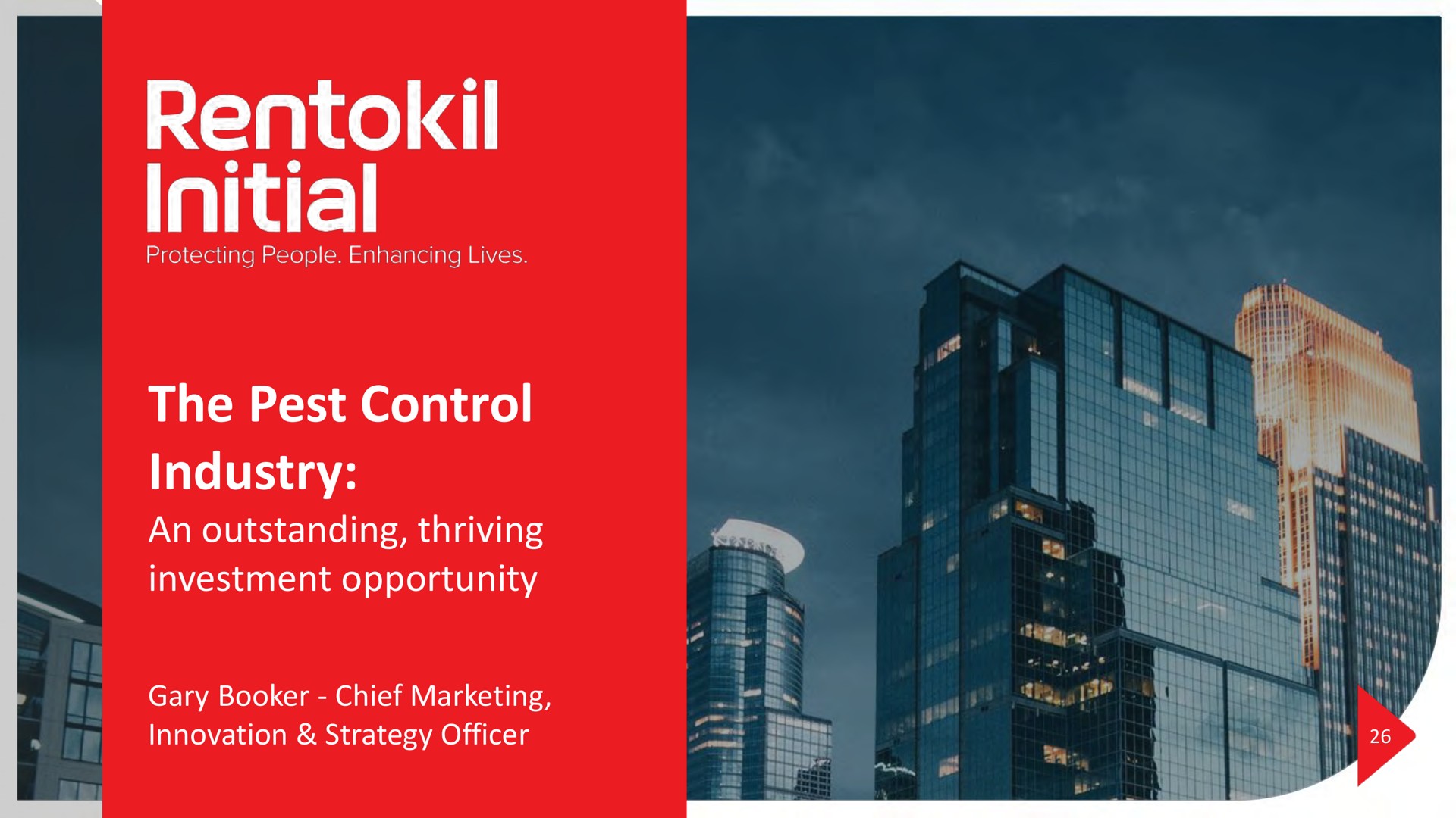 the pest control industry an outstanding thriving investment opportunity booker chief marketing innovation strategy officer initial | Rentokil Initial