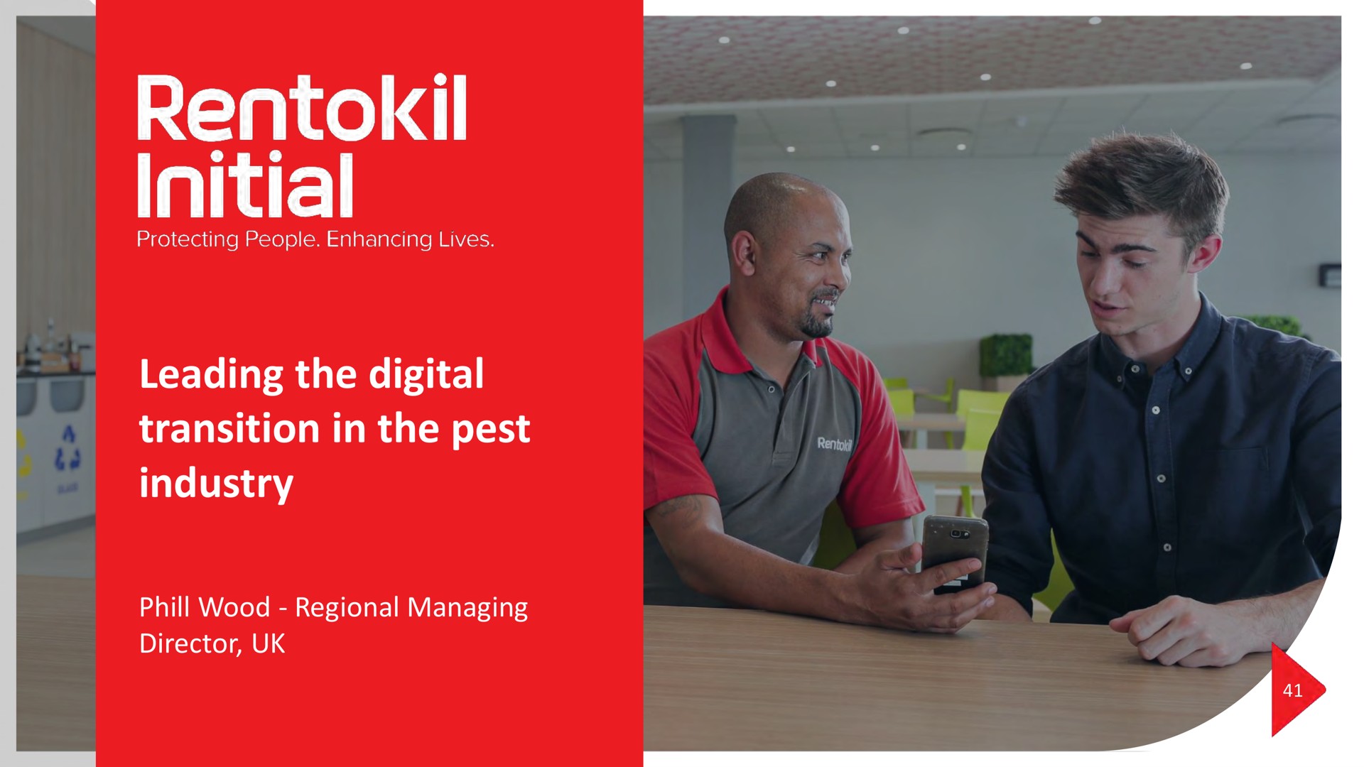 leading the digital transition in the pest industry wood regional managing director initial | Rentokil Initial