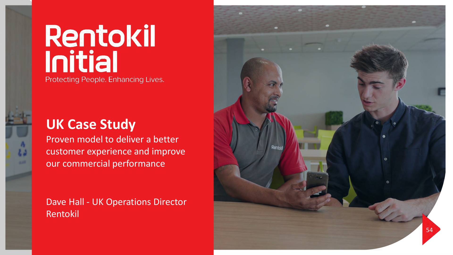case study proven model to deliver a better customer experience and improve our commercial performance hall operations director initial | Rentokil Initial
