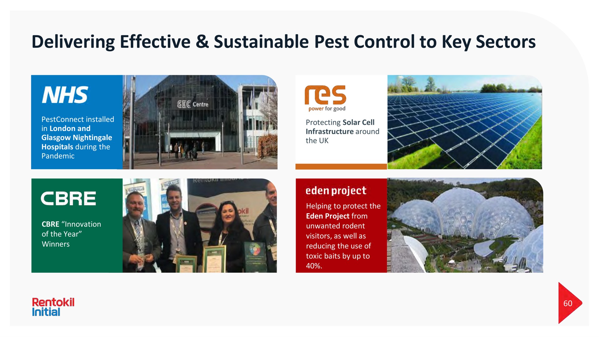 delivering effective sustainable pest control to key sectors | Rentokil Initial