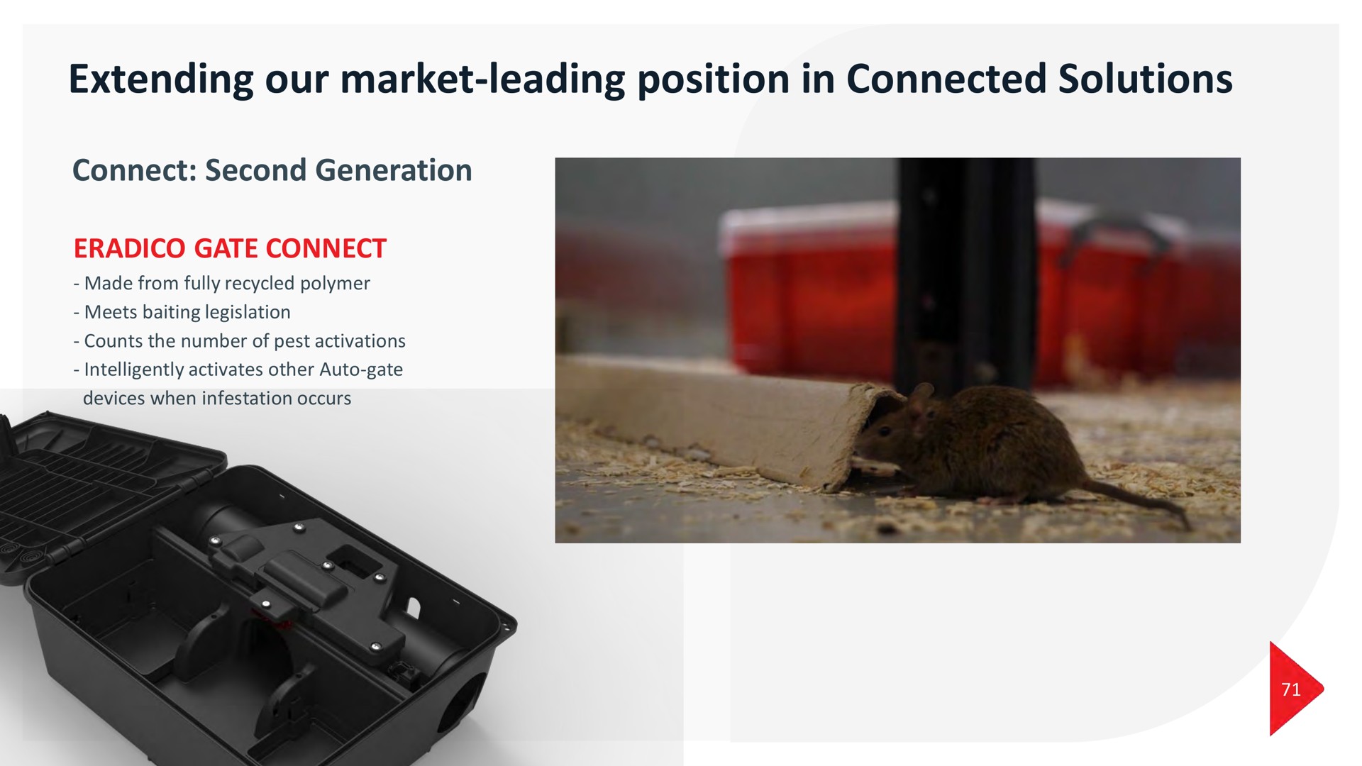 extending our market leading position in connected solutions connect second generation gate connect | Rentokil Initial