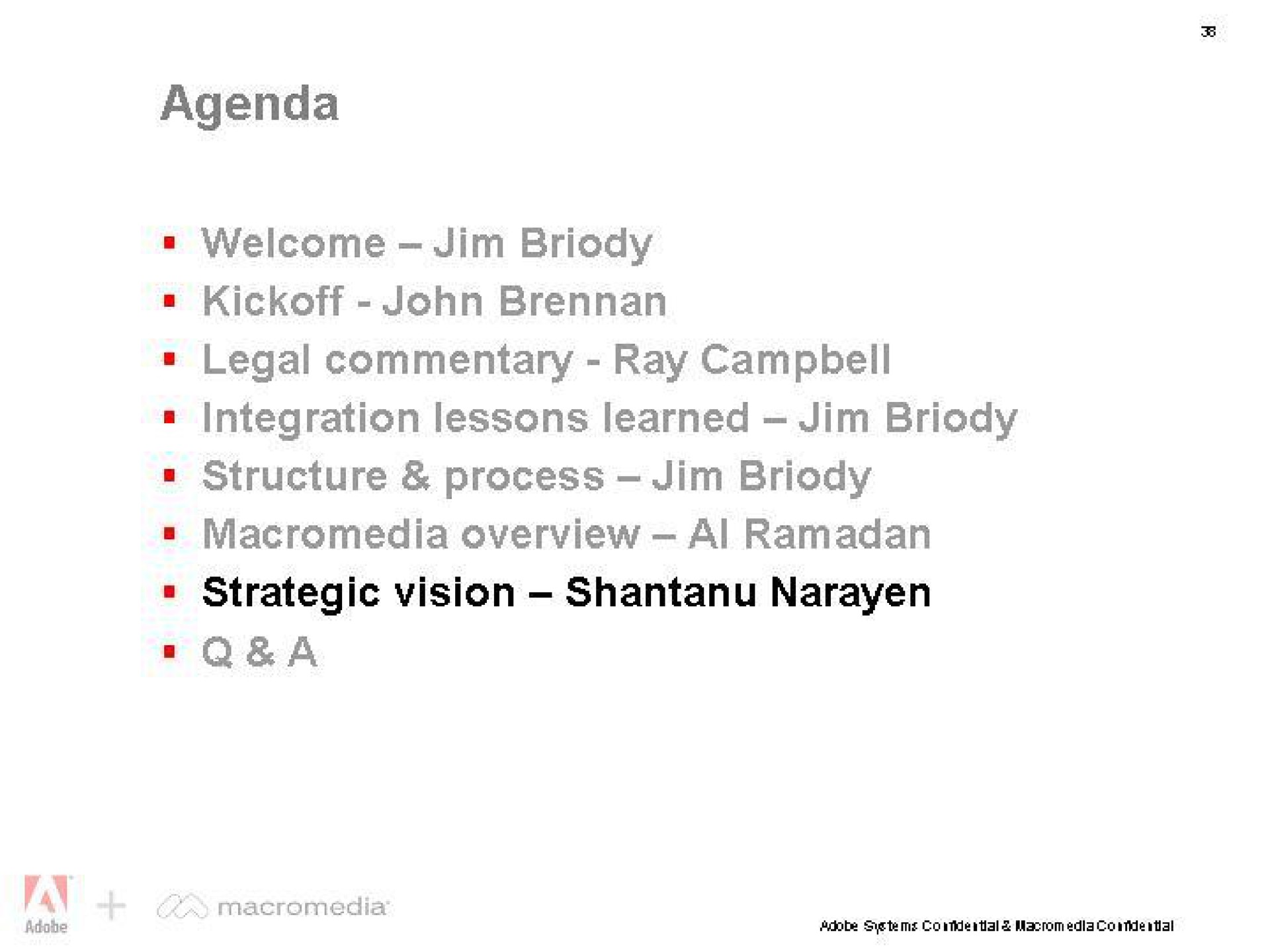 agenda strategic vision a | Adobe