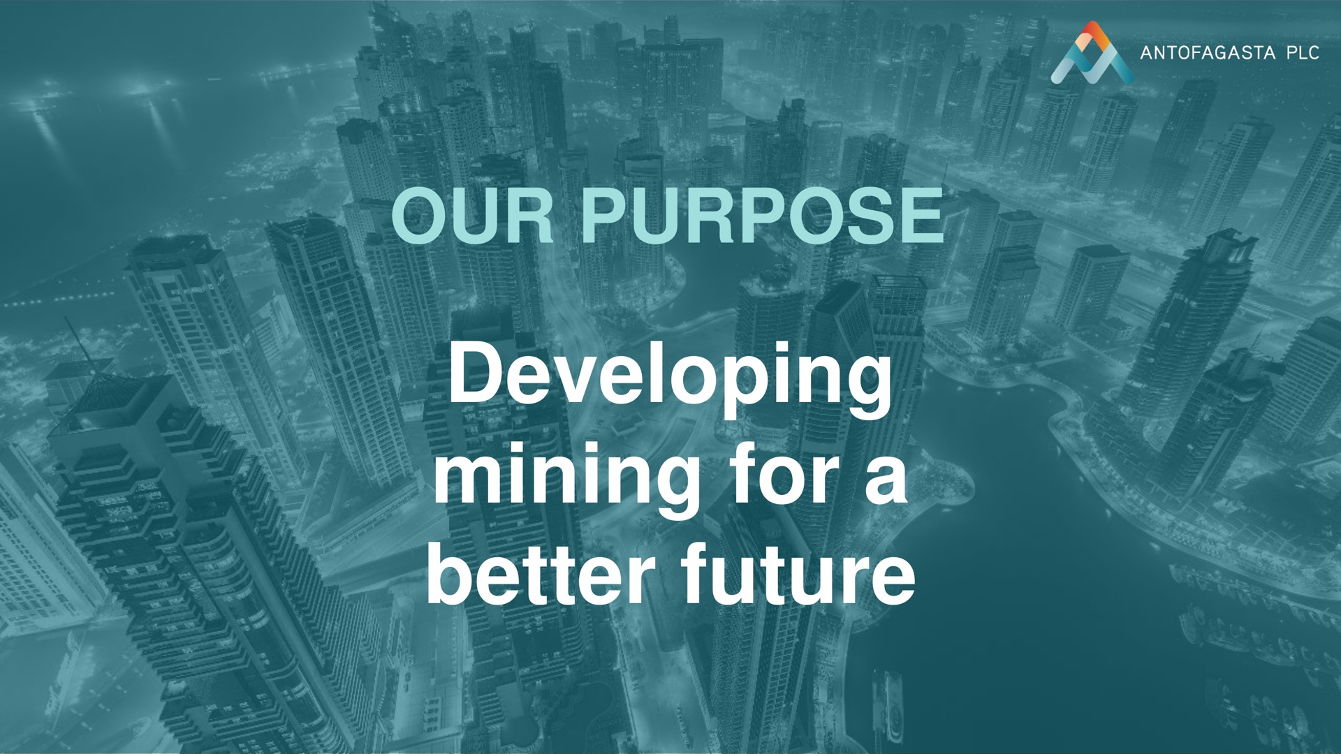our purpose developing mining for a better future | Antofagasta