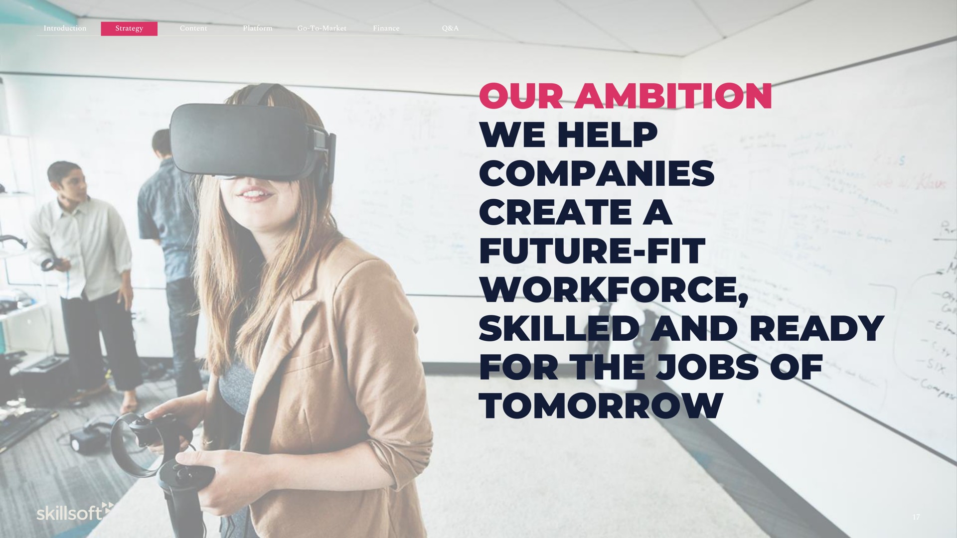 our ambition we help companies create a future fit skilled and ready for the jobs of tomorrow cur | Skillsoft